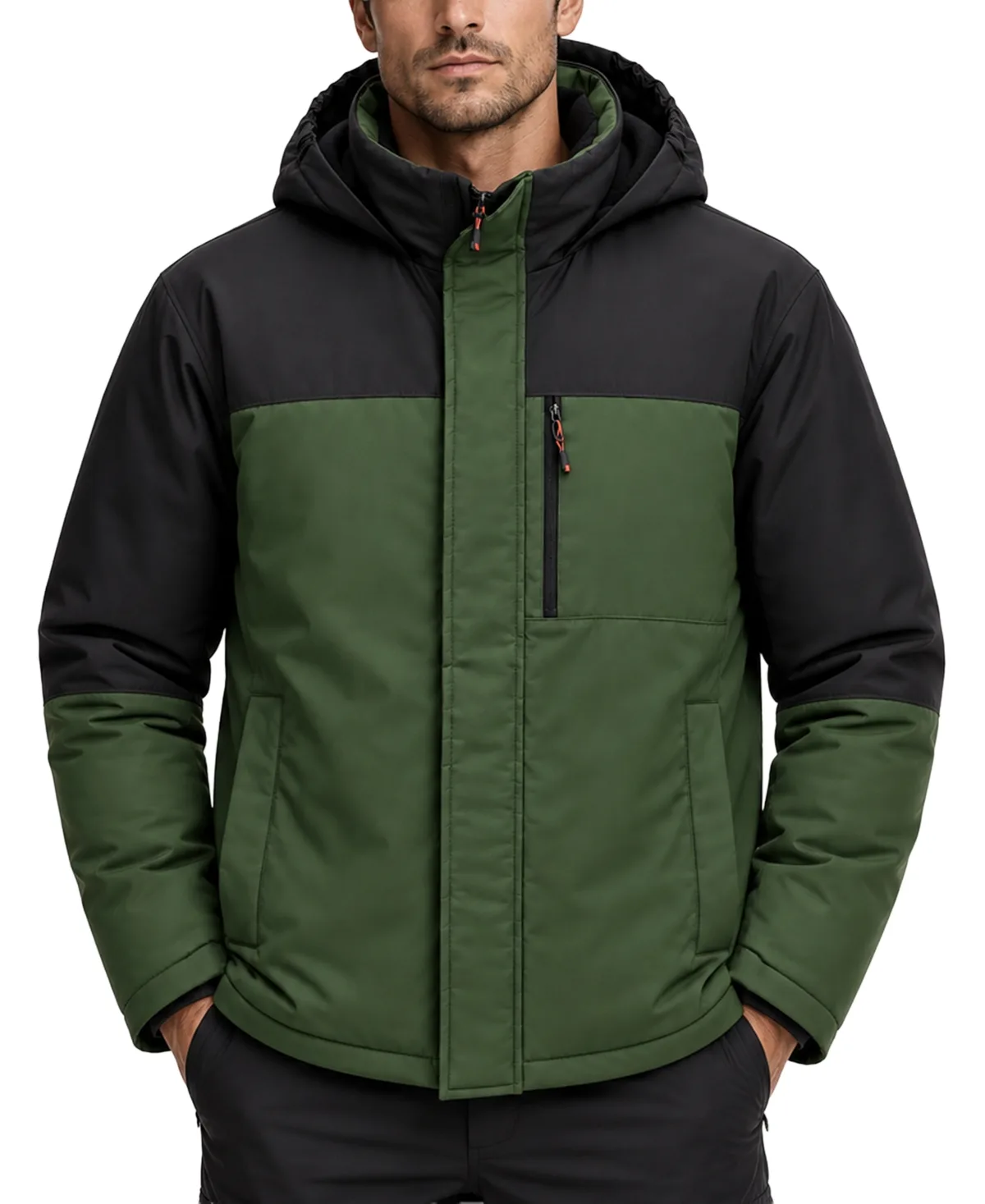 Colorblock Puffer Parka by Hawke & Co