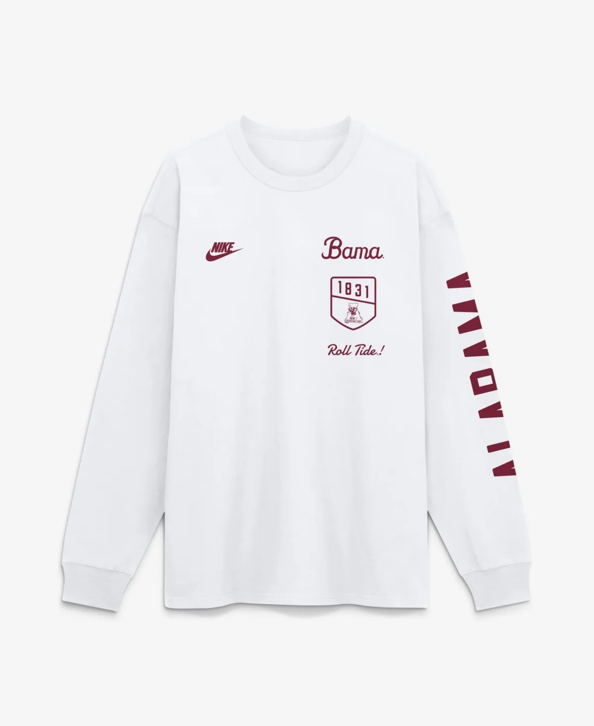 Alabama Crimson Tide Max 90 Legacy Multi Graphic Long-Sleeve T-Shirt by Nike