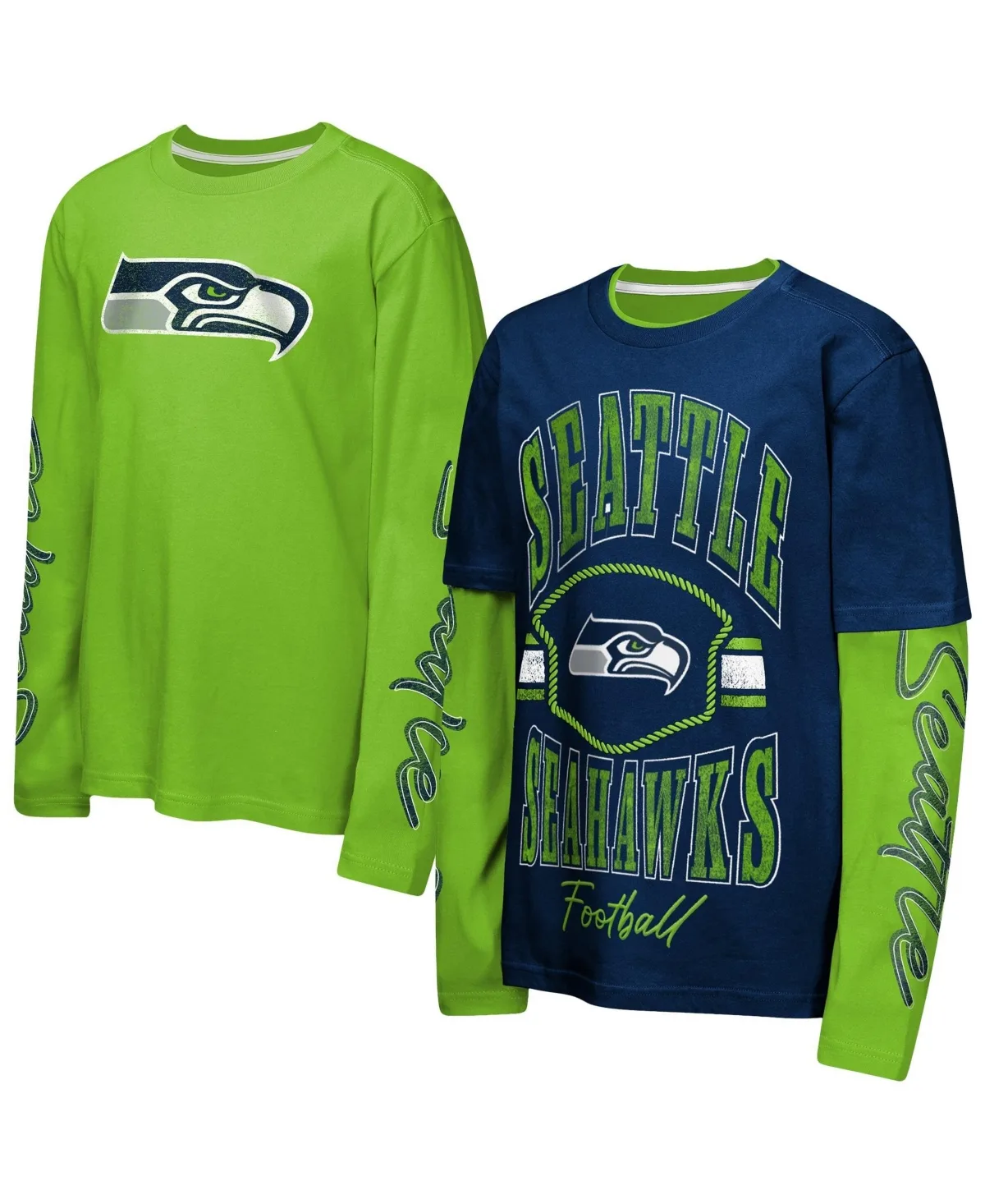 Seattle Seahawks Motion T-Shirt Combo Set, 2-Piece by Outerstuff