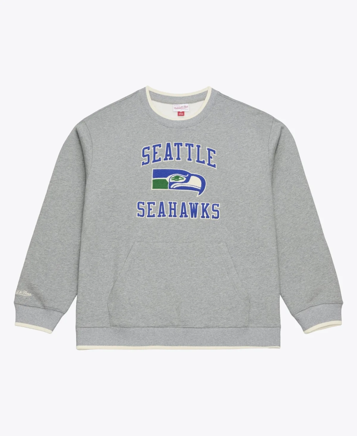 Seattle Seahawks Premium Essentials Crew Sweatshirt by Mitchell & Ness
