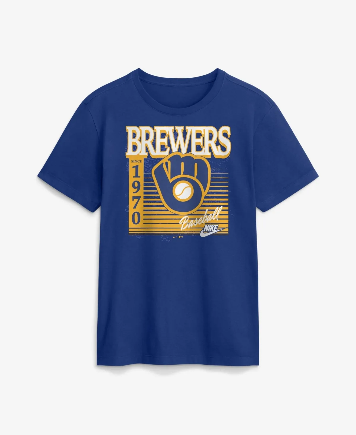 Milwaukee Brewers Cooperstown Logo T-Shirt by Nike