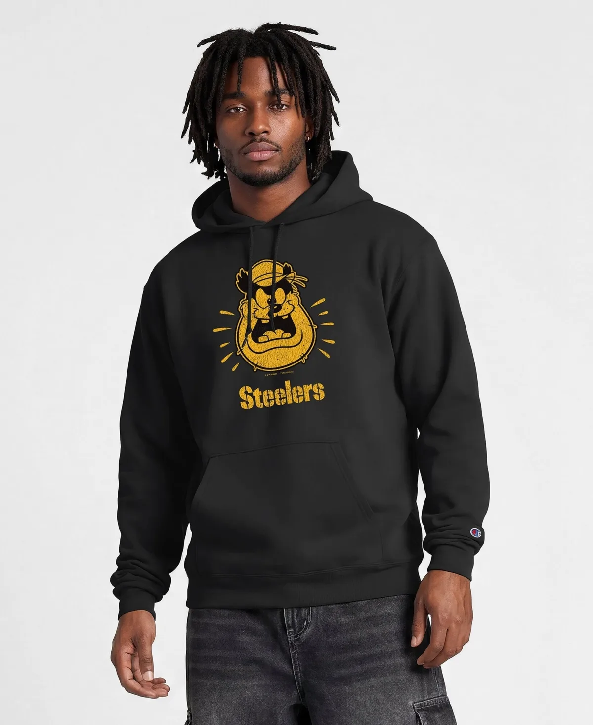 Champion x Disney Pittsburgh Steelers Power Blend Full Front Sweatshirt by Champion