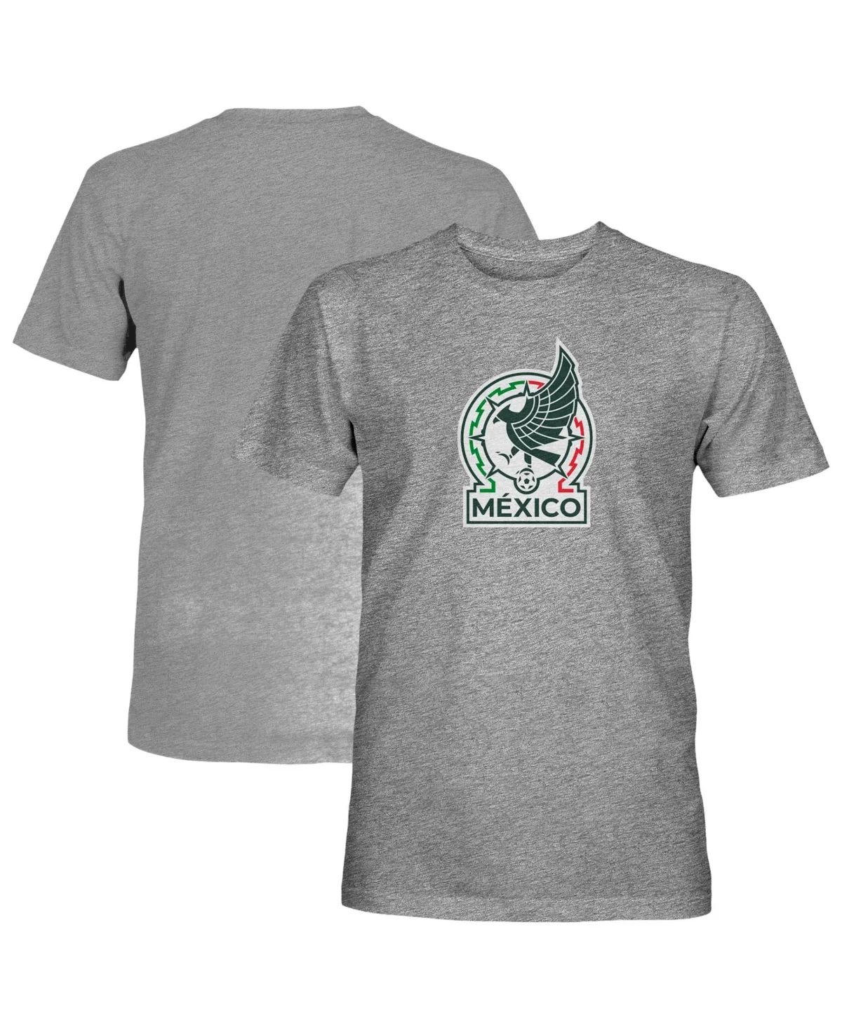 Mexico National Team Color Badge Vintage Tri-Blend T-Shirt by 1863fc