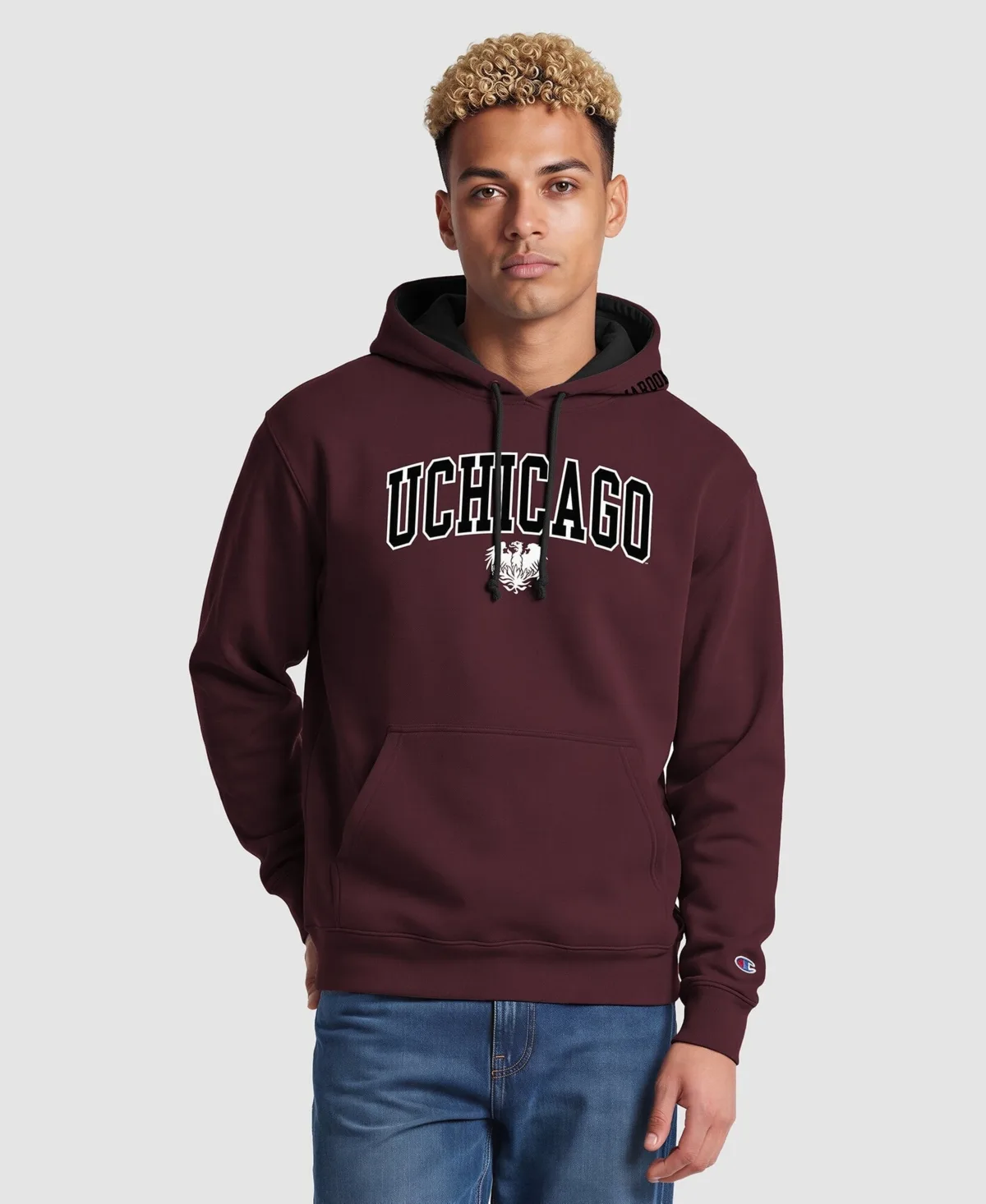 UChicago Maroons Contrast Hoodie by Champion