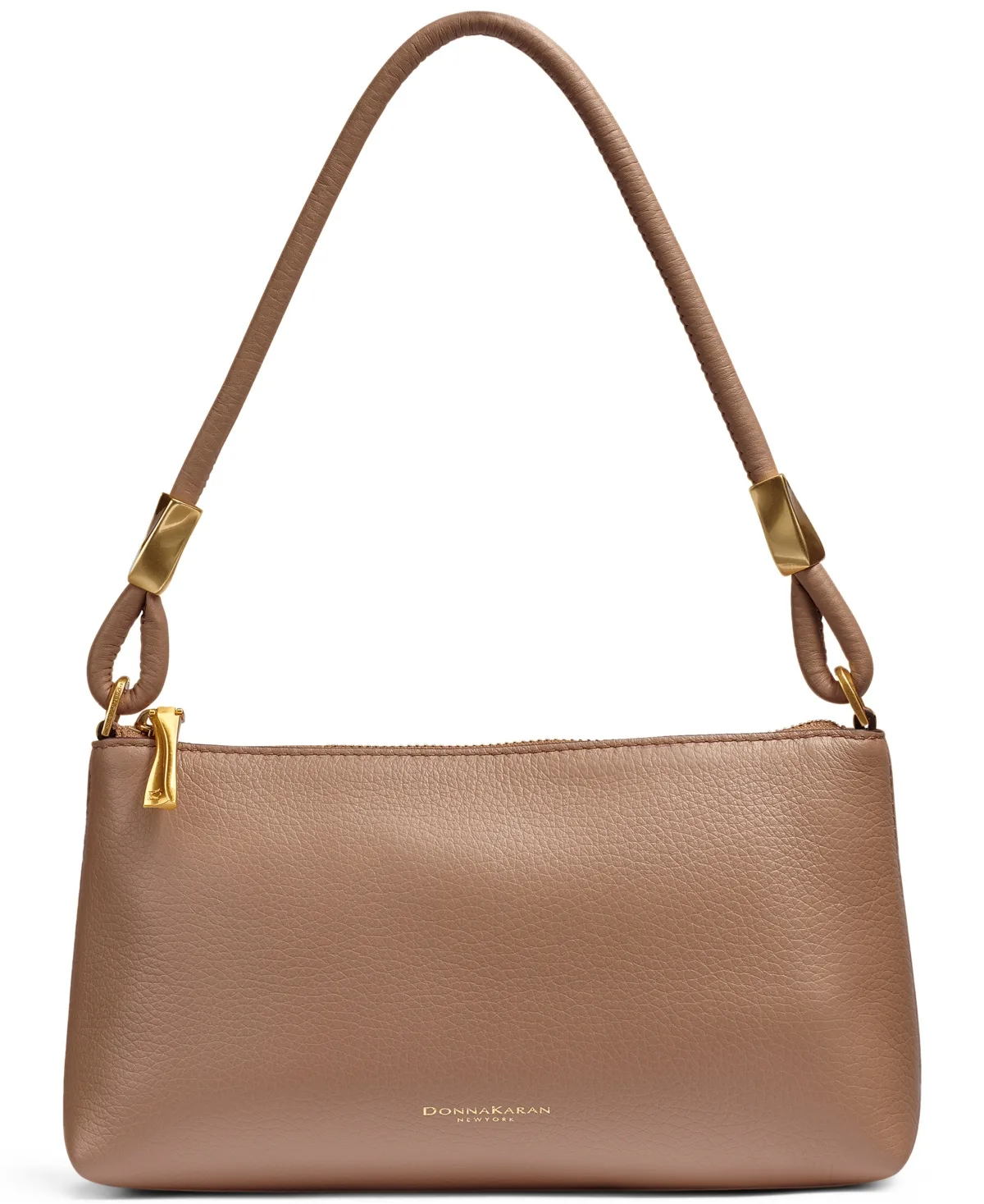 Quogue Leather Detachable-Strap Pouchette by Donna Karan New York