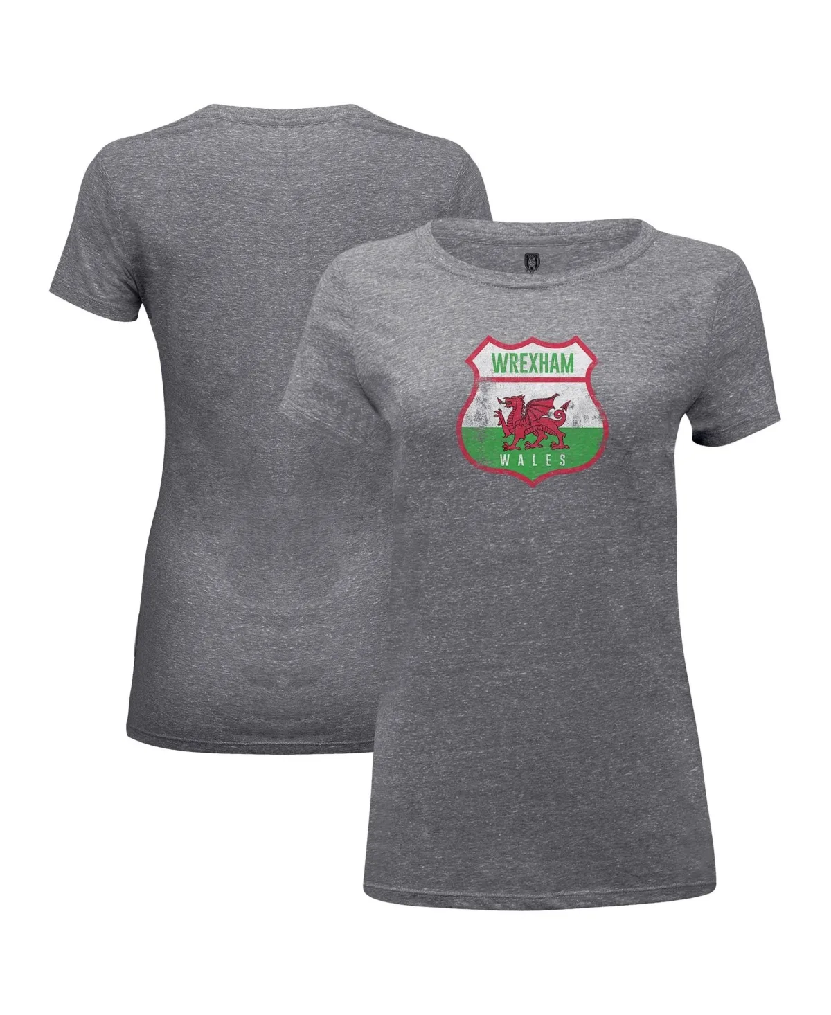 Wrexham Shield Tri-Blend T-Shirt by 1863fc