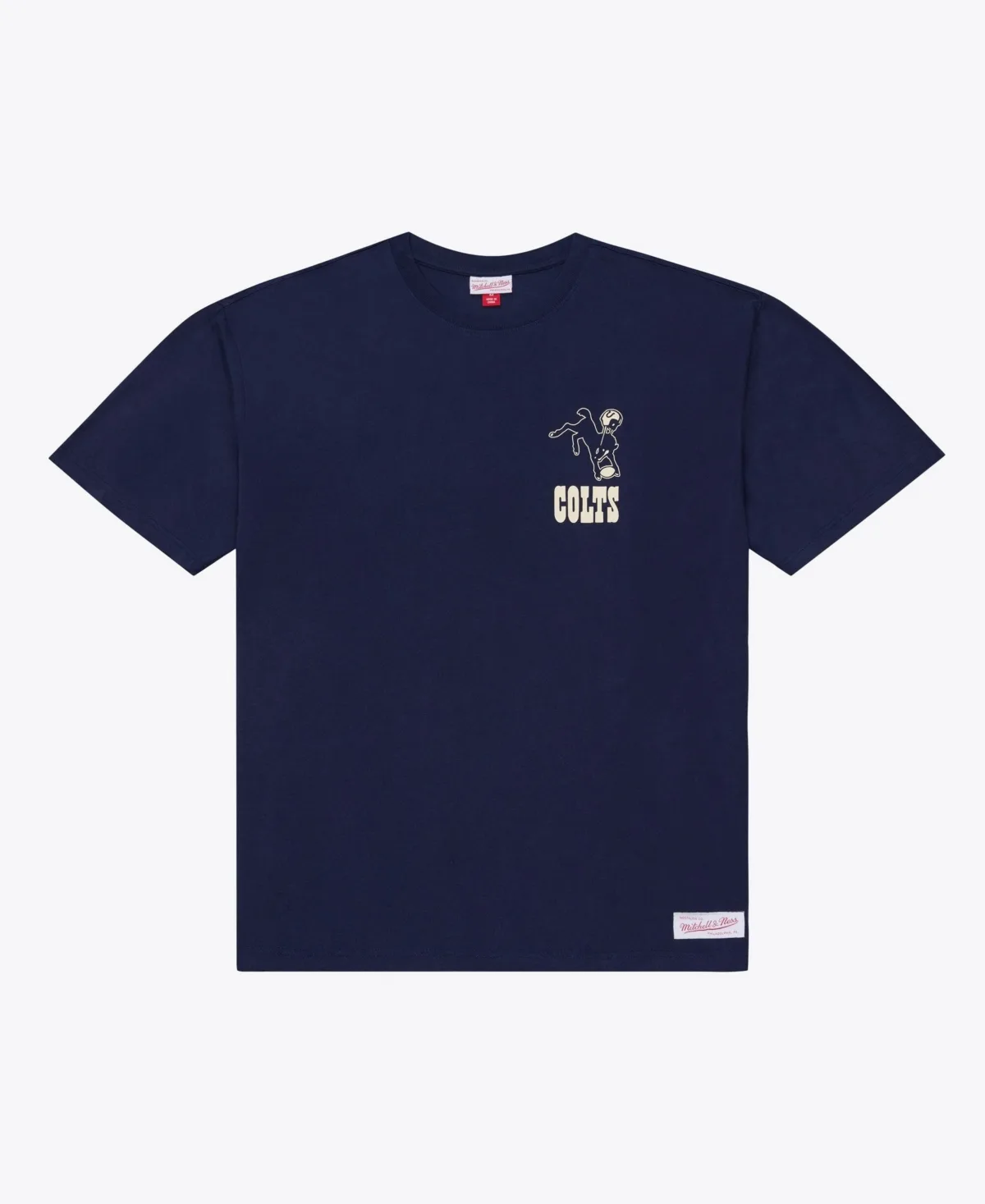 Indianapolis Colts Core Essentials Micro Logo T-Shirt by Mitchell & Ness