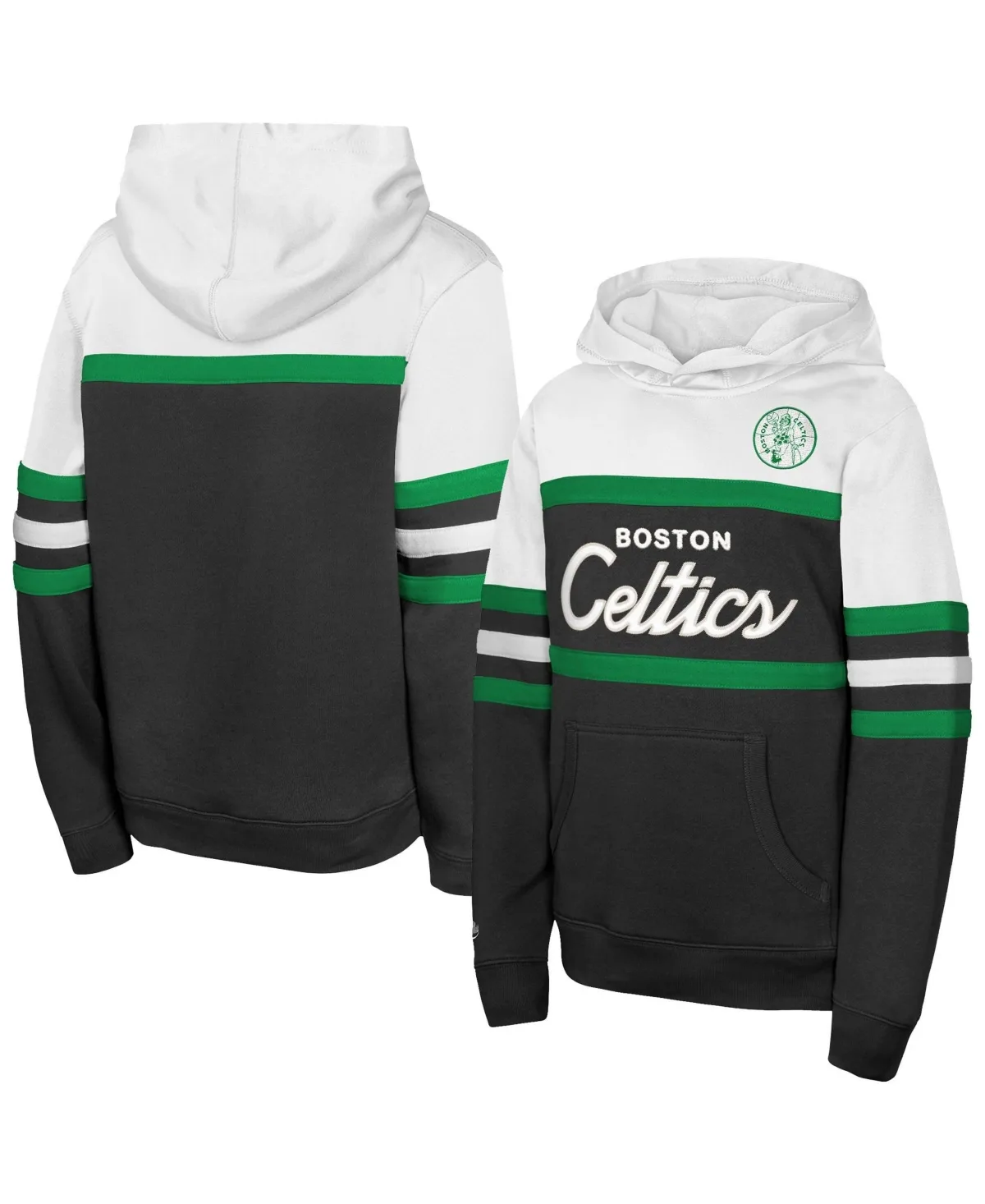 Boston Celtics Vintage Head Coach Hoodie by Mitchell & Ness