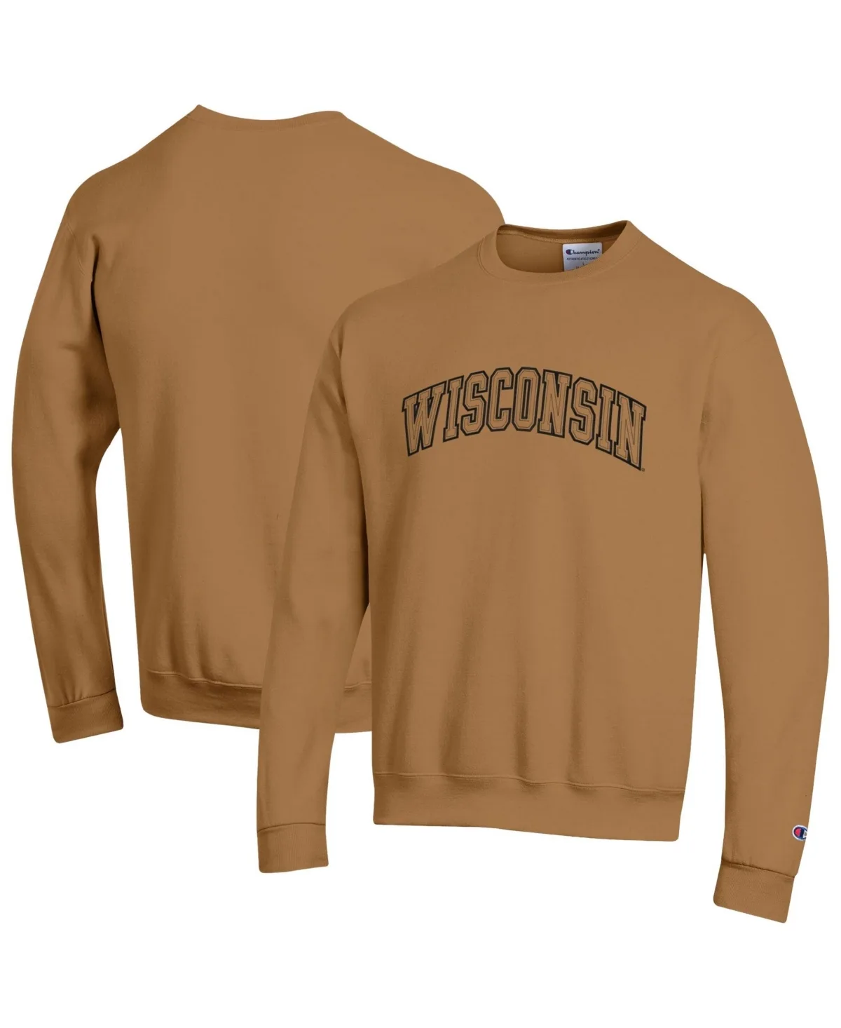 Wisconsin Badgers Latte Fleece Sweatshirt by Champion