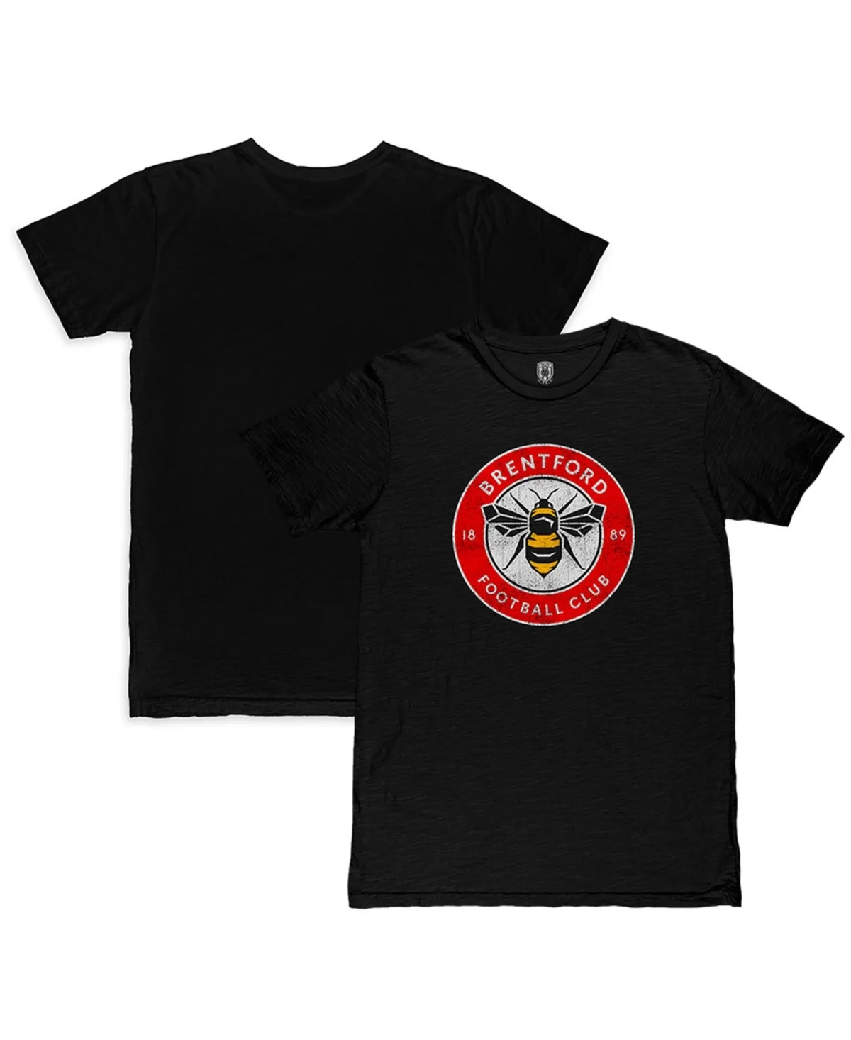 Brentford Fc Color Crest Slub T-Shirt by 1863fc