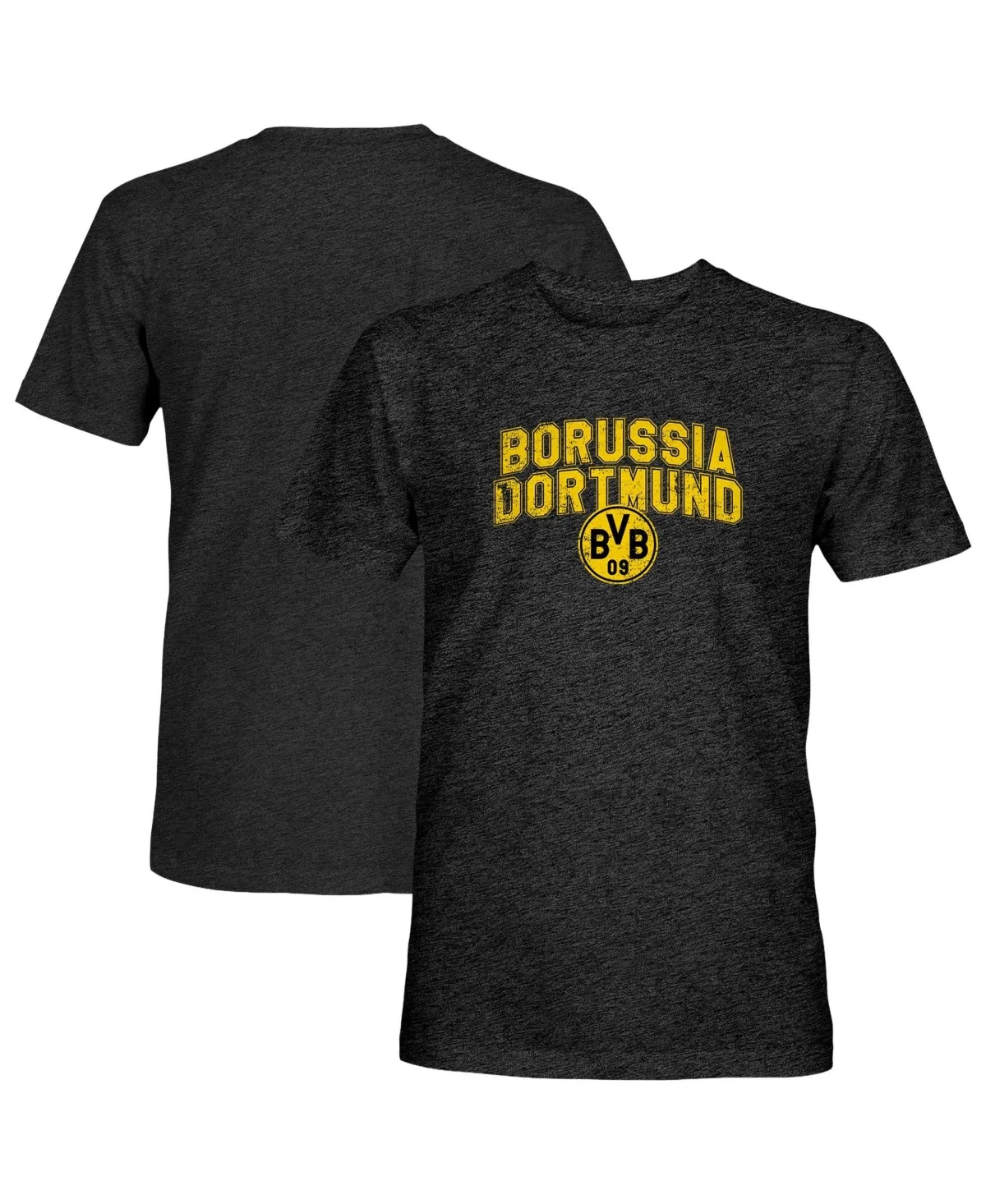 Borussia Dortmund Athletic Wordmark Vintage Tri-Blend T-Shirt by 1863fc