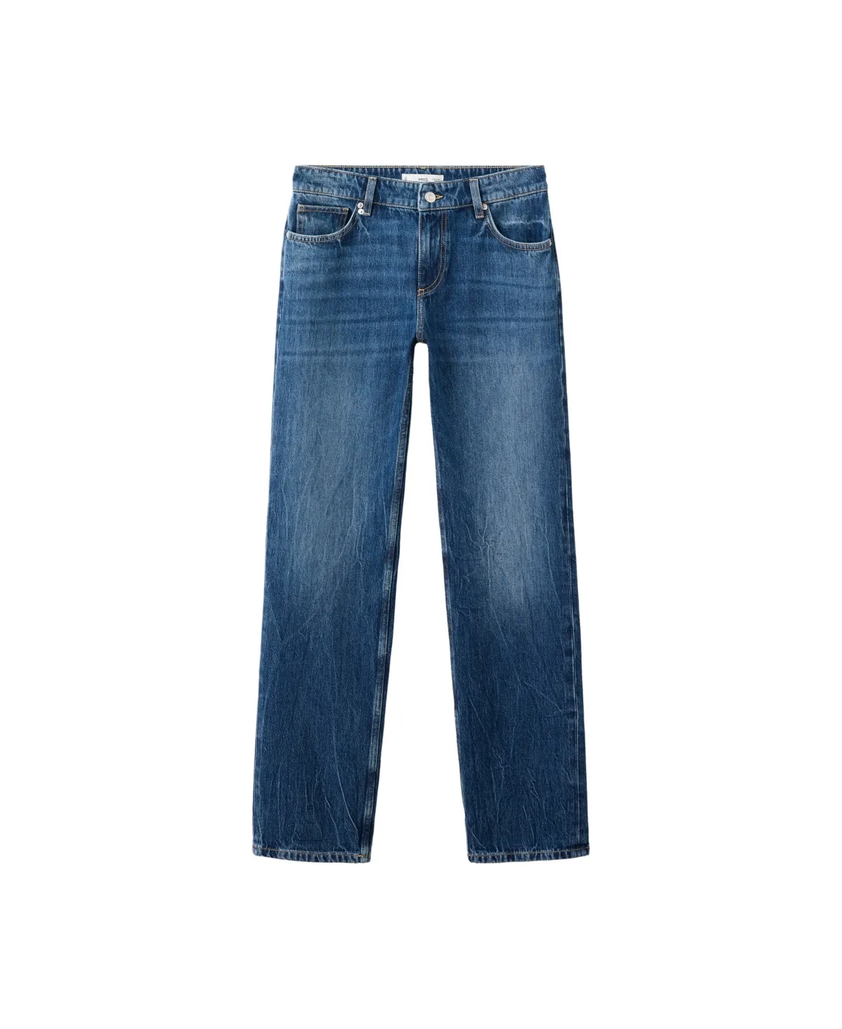 Low-Rise Slim Denim Jeans by Mango