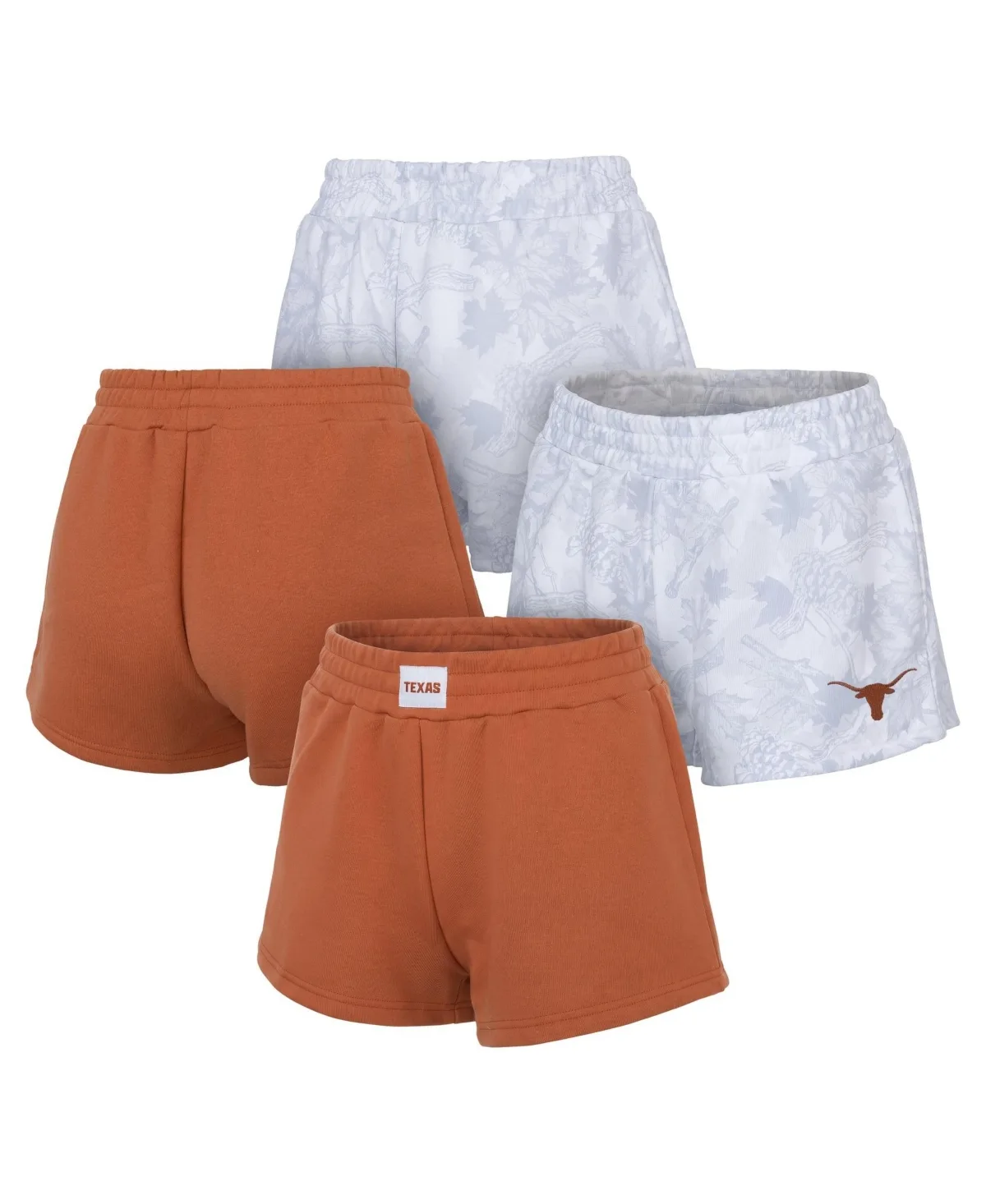 Texas Longhorns Knockout Shorts Set, 2-Pack by Zoozatz