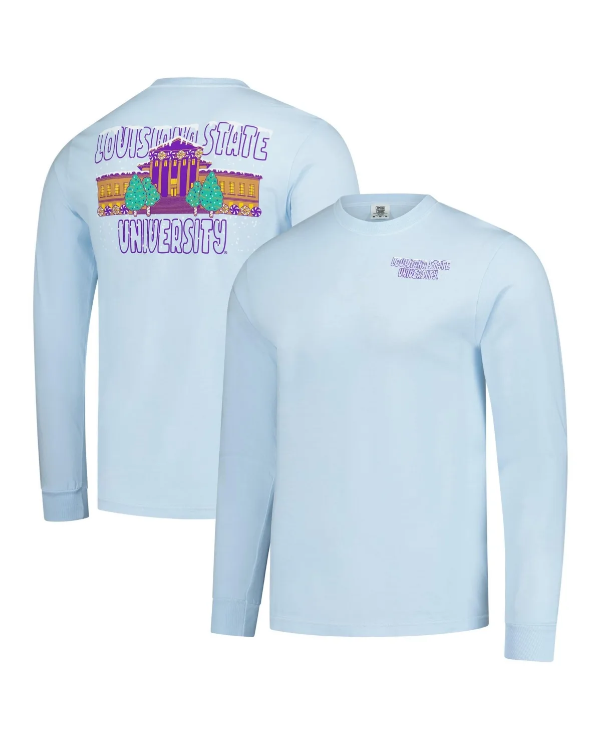 Lsu Tigers Frosted Dreams Comfort Colors Long-Sleeve T-Shirt by Image One