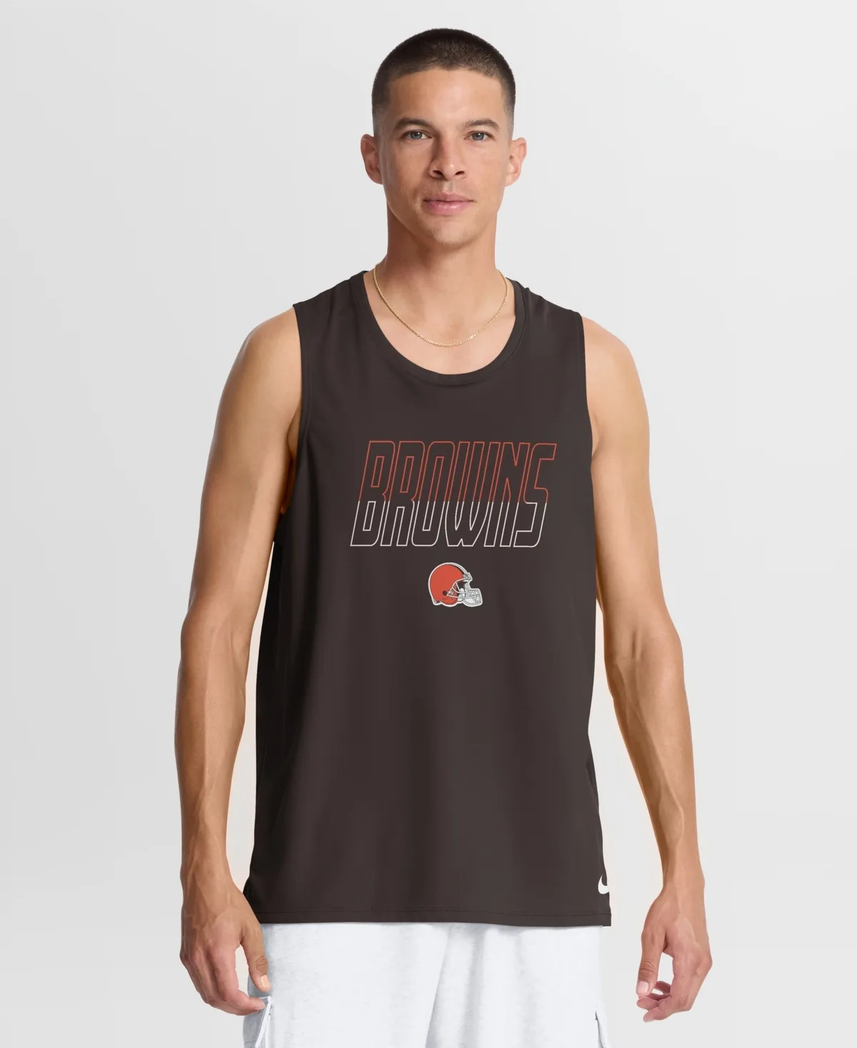 Cleveland Browns Kickoff Miler Dri-Fit Tank Top by Nike