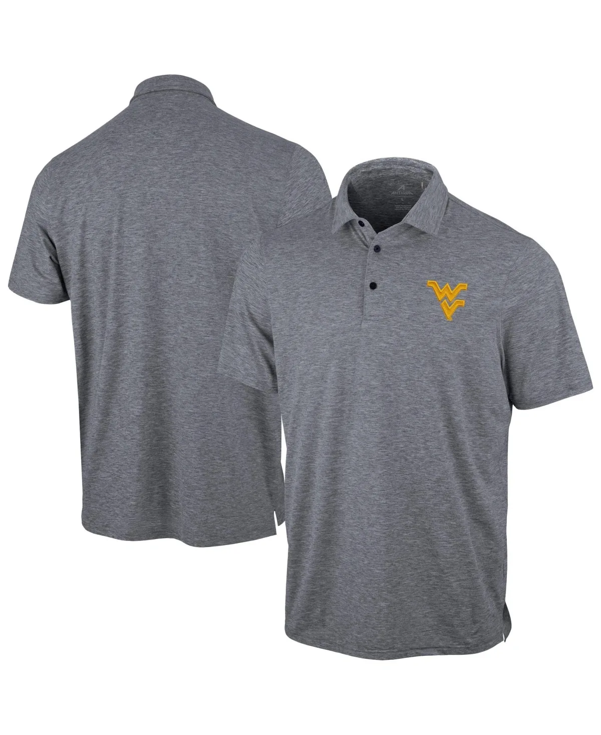 West Virginia Mountaineers Static Polo Shirt by Antigua