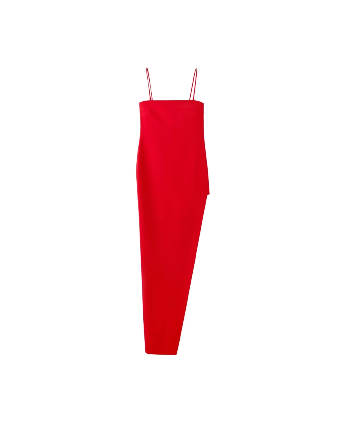 Asymmetric Strapless Long Dress