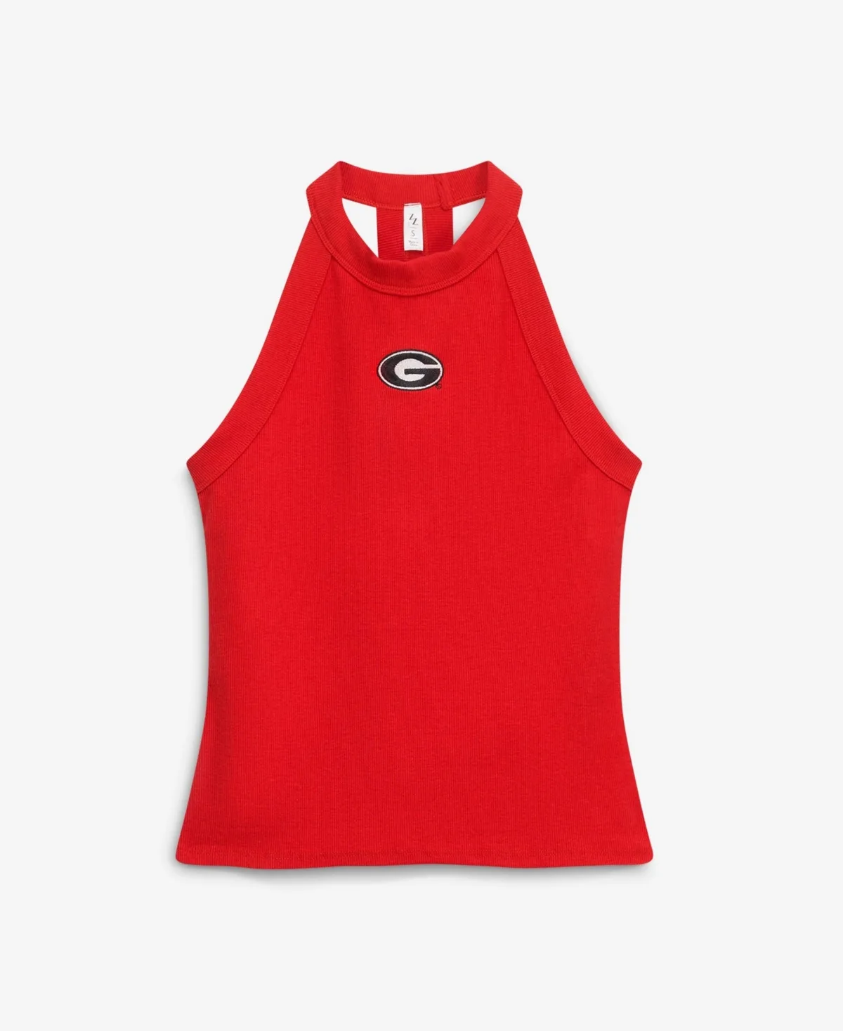 Georgia Bulldogs Tri-Blend Racerback Ribbed Tank Top by Zoozatz
