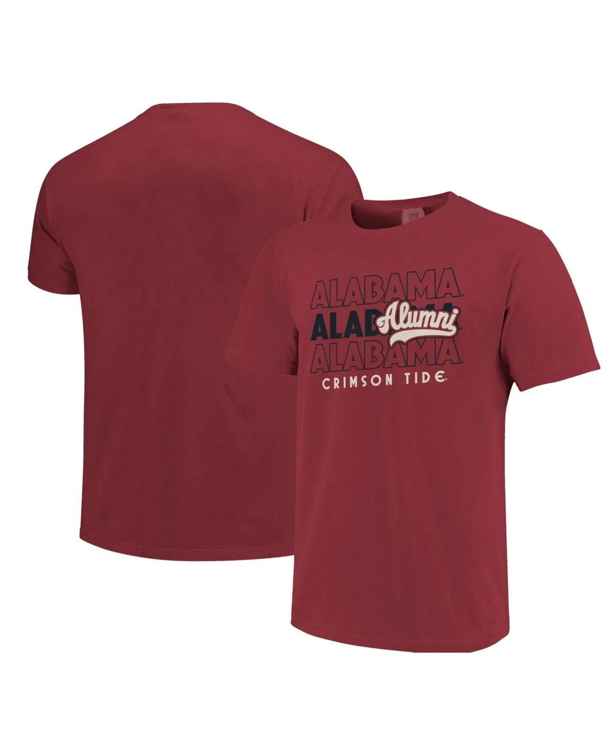 Alabama Crimson Tide Alumni Script Overlay T-Shirt by Image One