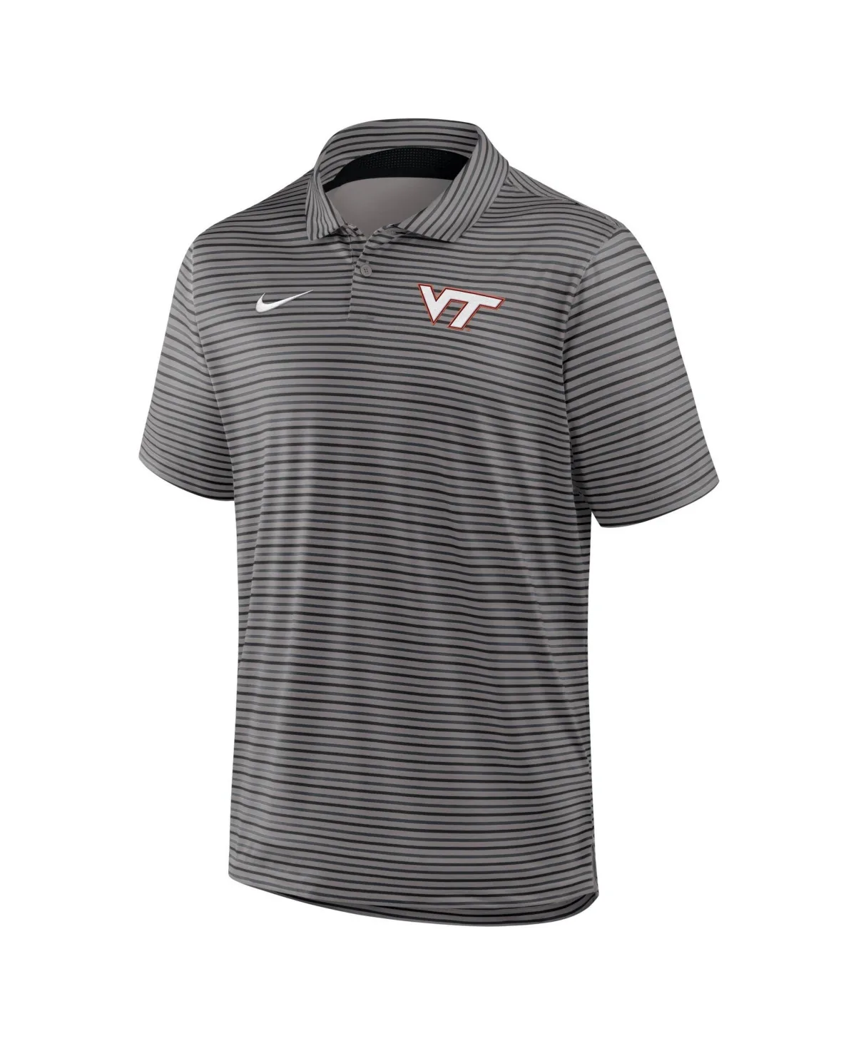 Virginia Tech Hokies Dri-Fit Tour Stripe Polo Shirt by Nike