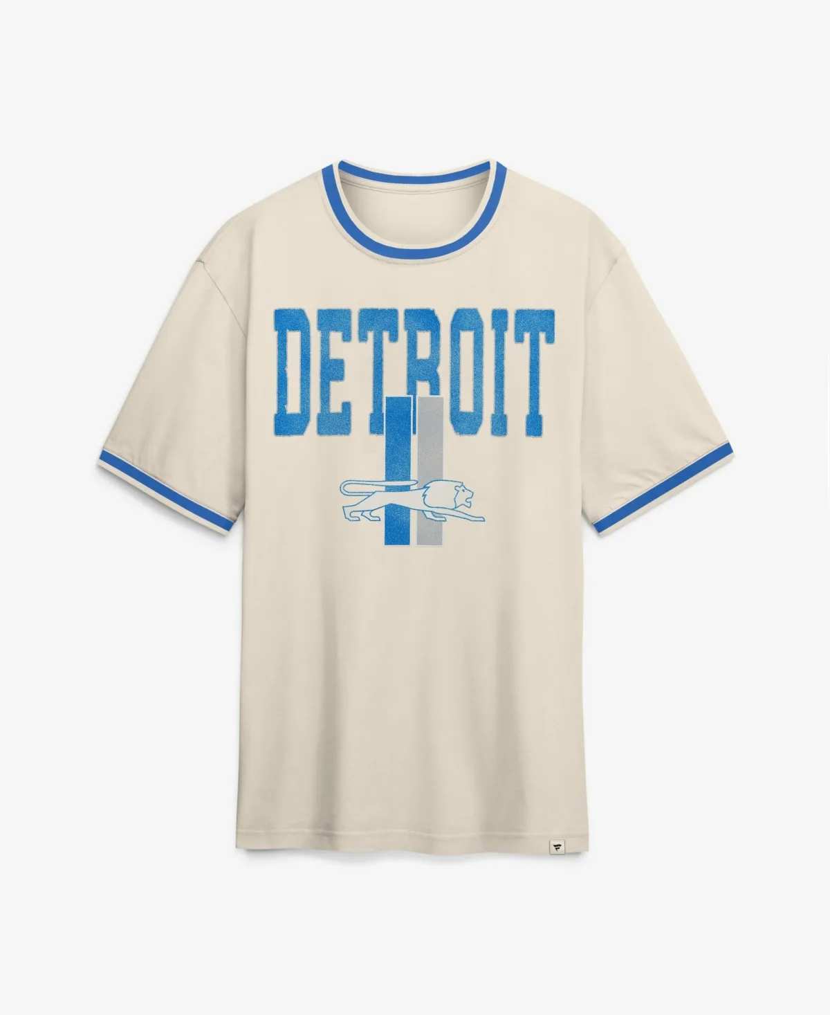 Detroit Lions Time Honored Tradition Ringer Fashion Top by Fanatics