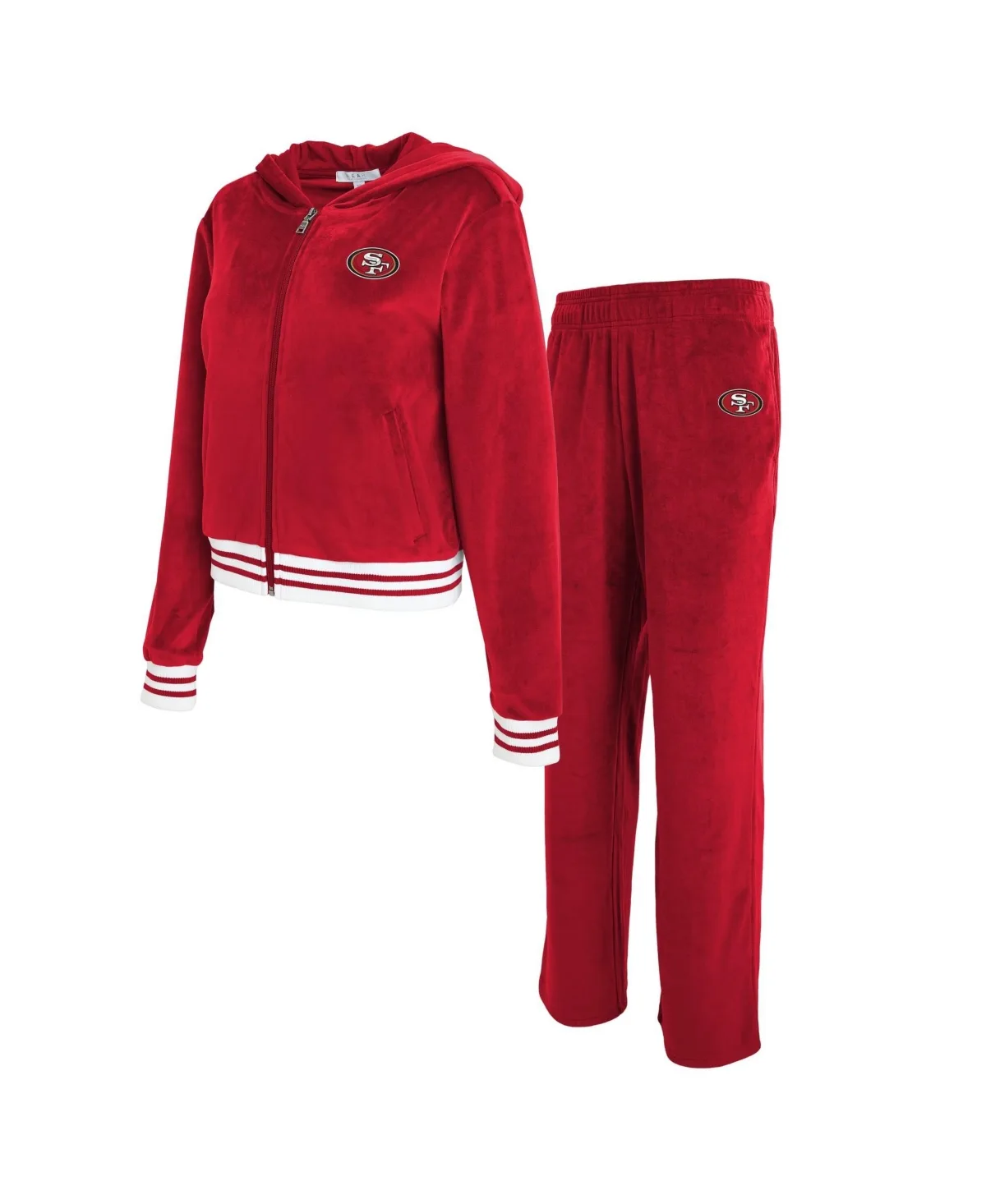 San Francisco 49ers Velour Track Suit by Wear by Erin Andrews