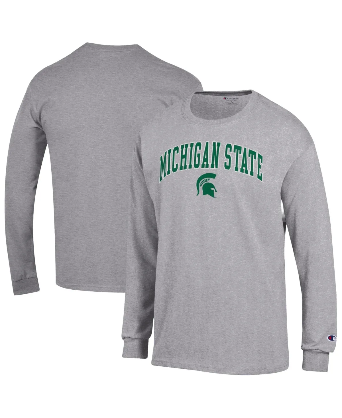 Michigan State Spartans Arch Over Logo Long-Sleeve T-Shirt by Champion
