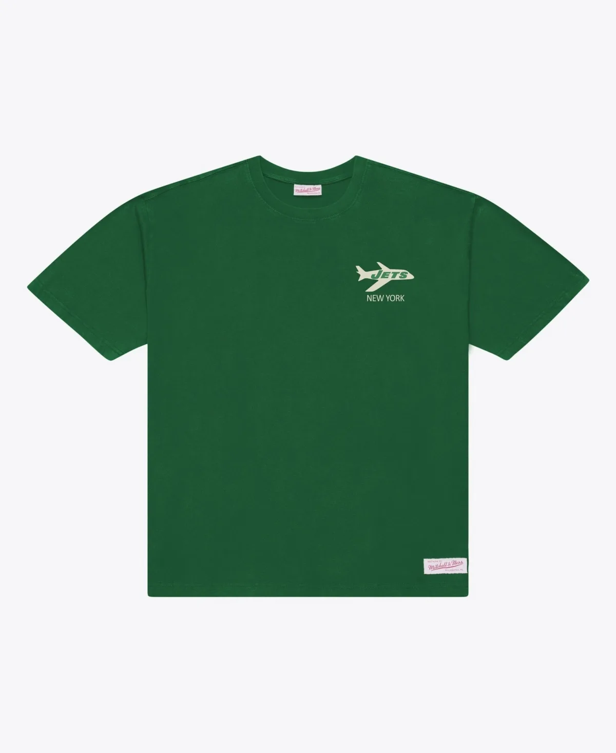 New York Jets Core Essentials Micro Logo T-Shirt by Mitchell & Ness