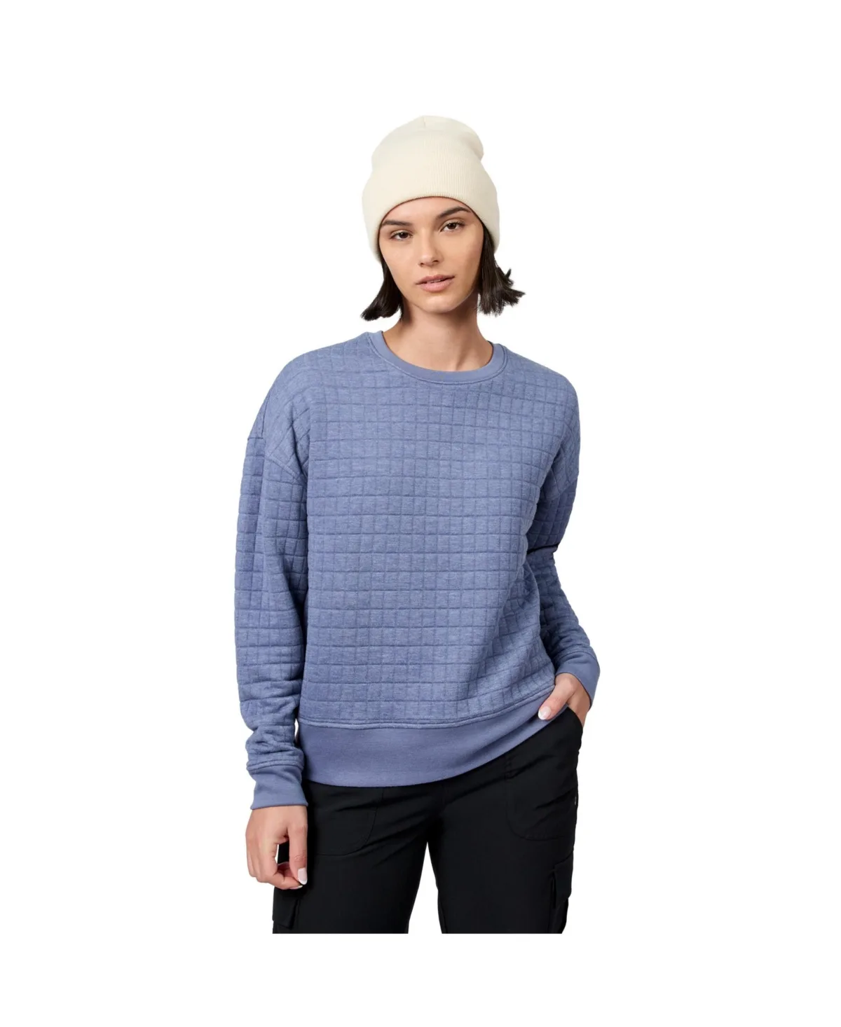 UltraFill Fleece Crew Neck Pullover Top by Free Country