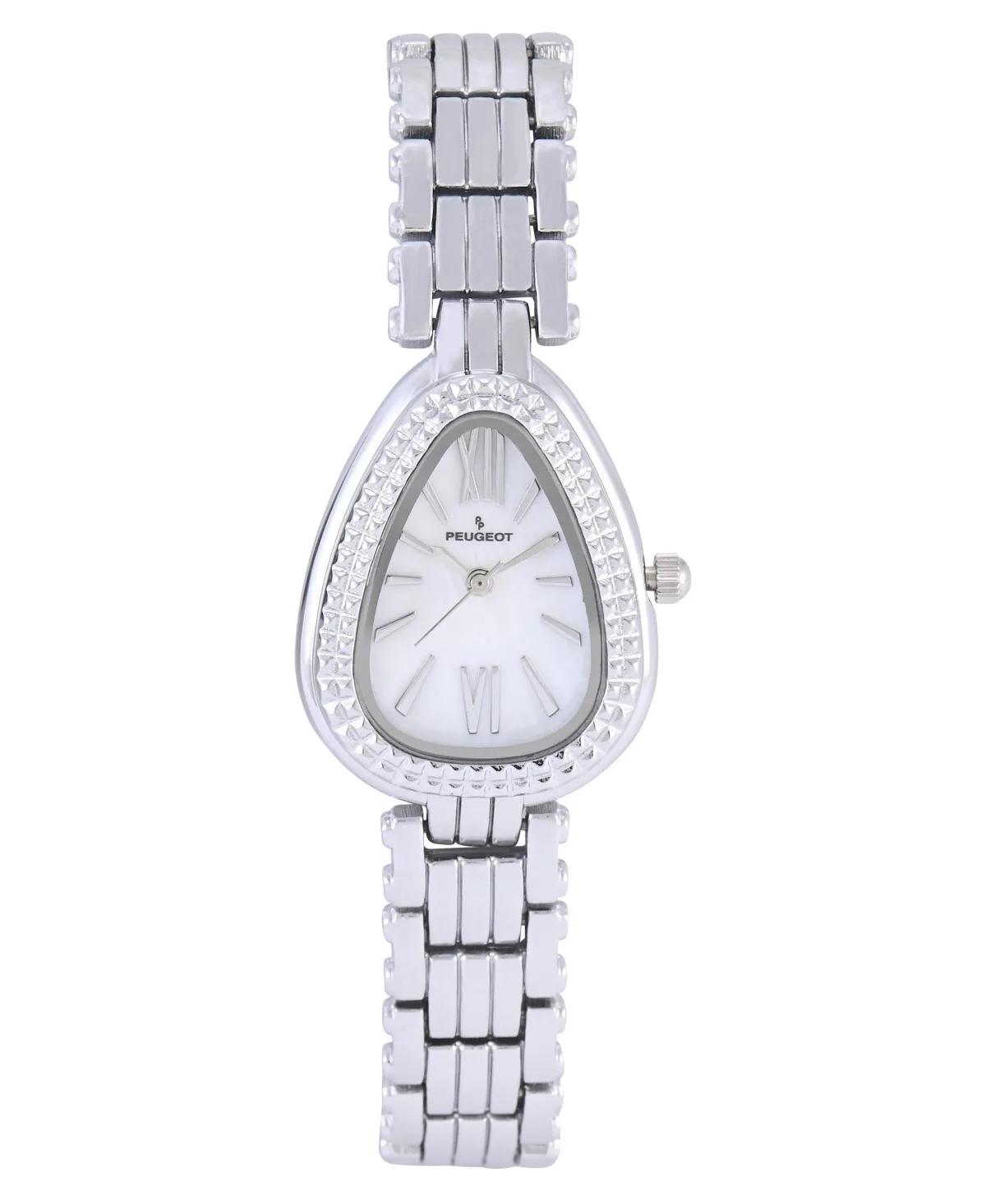 25MM Snakehead Bracelet Watch Pyramid Studded Bezel by Peugeot