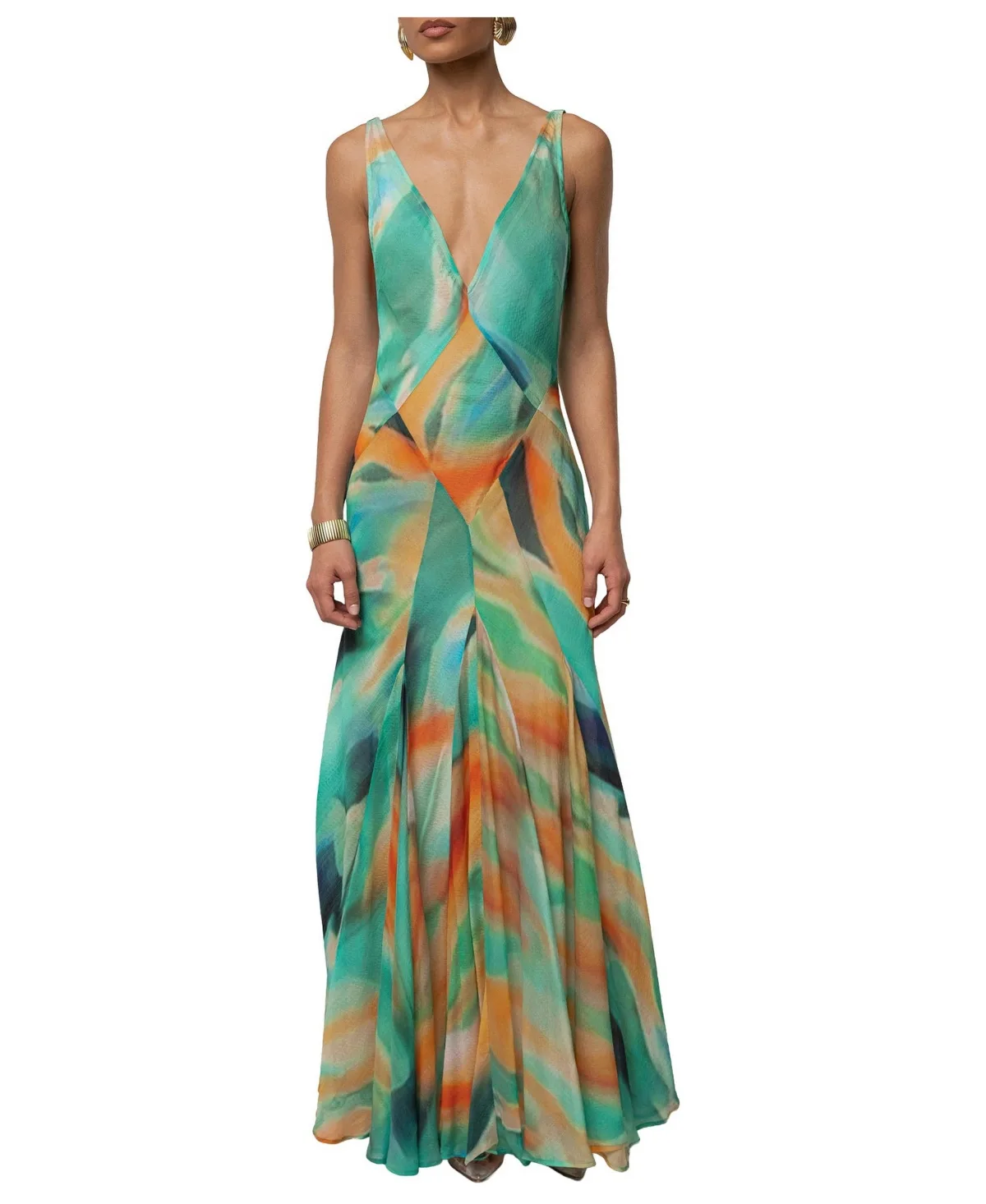 Prism Tide Maxi Dress by Jluxlabel