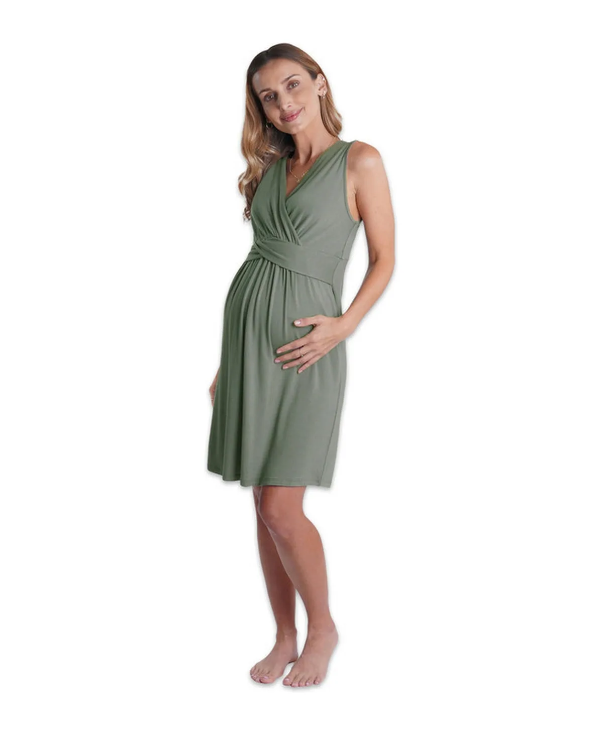 Evie Nursing Empire-Waist Nightgown