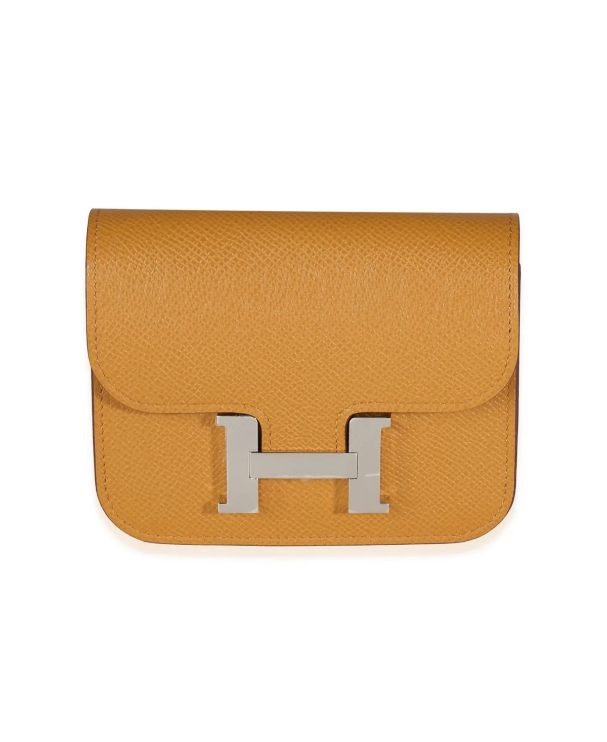 Pre-Owned Hermes Sesame Epsom Constance Slim Wallet Phw by Hermes