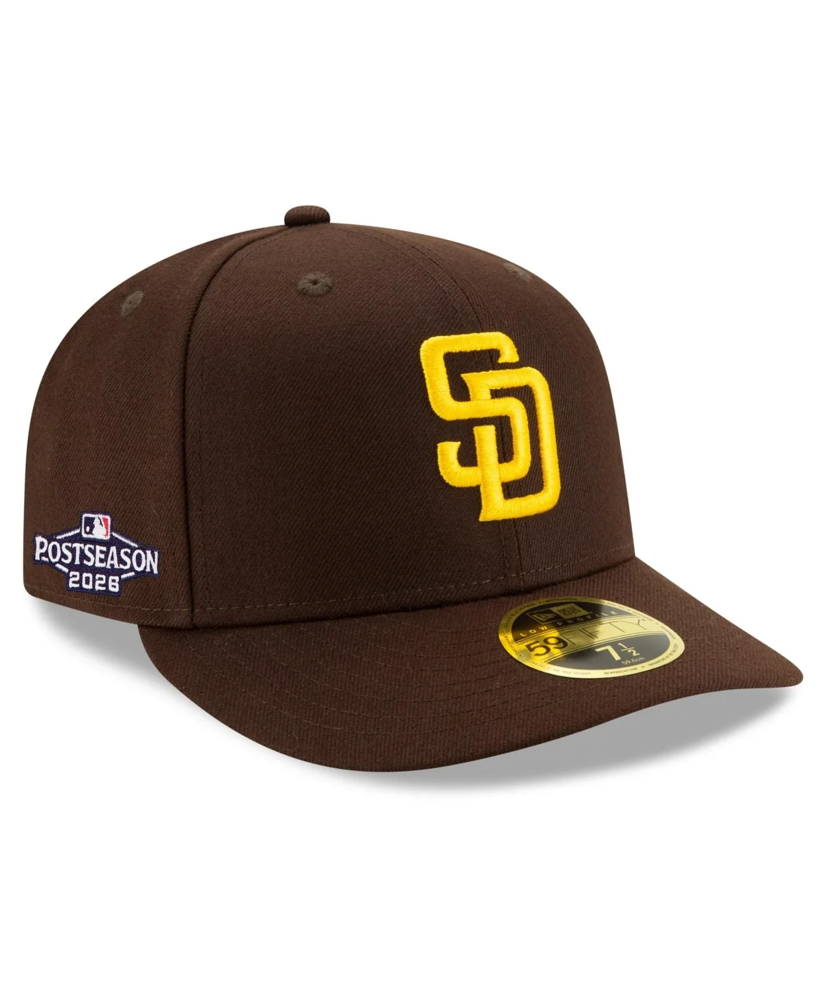 San Diego Padres 2026 Mlb Postseason Side Patch Low Profile 59FIFTY Fitted Hat by New Era