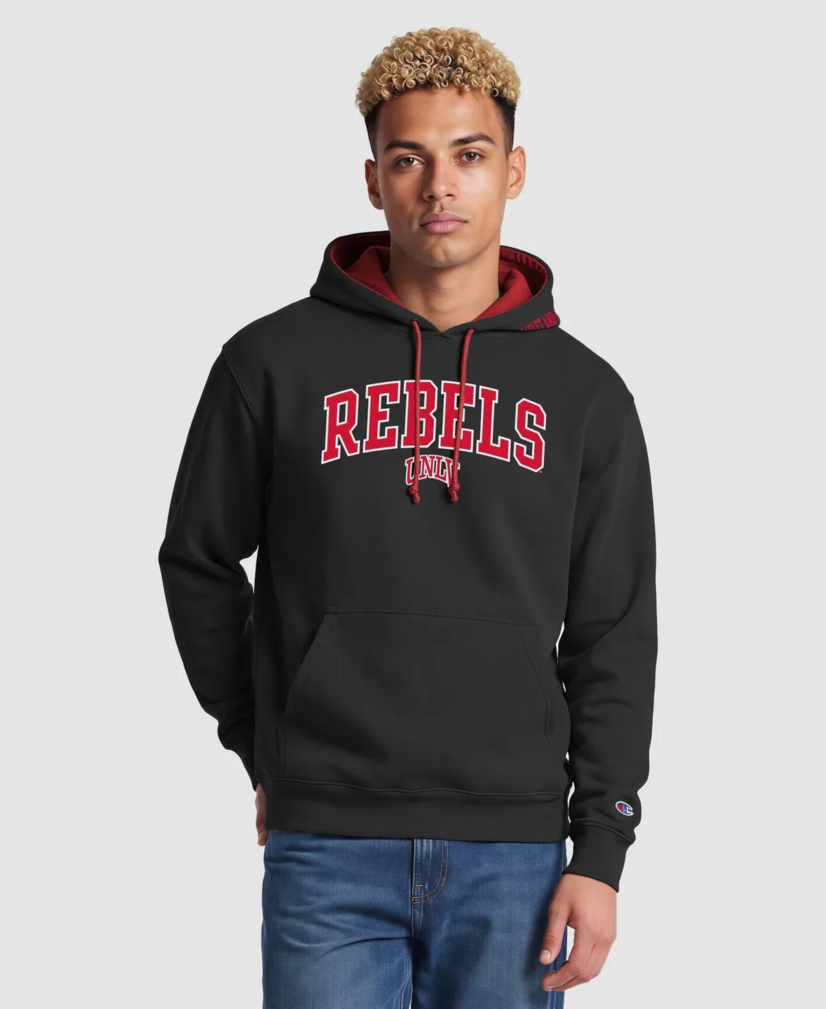 Unlv Rebels Contrast Hoodie by Champion