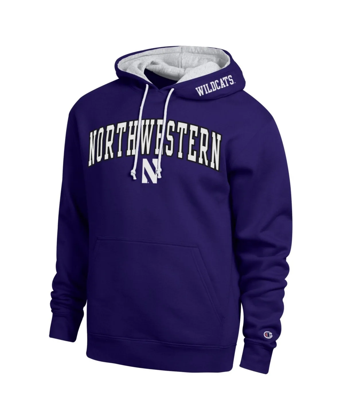 Northwestern Wildcats Arch Tackle Twill Hoodie by Champion