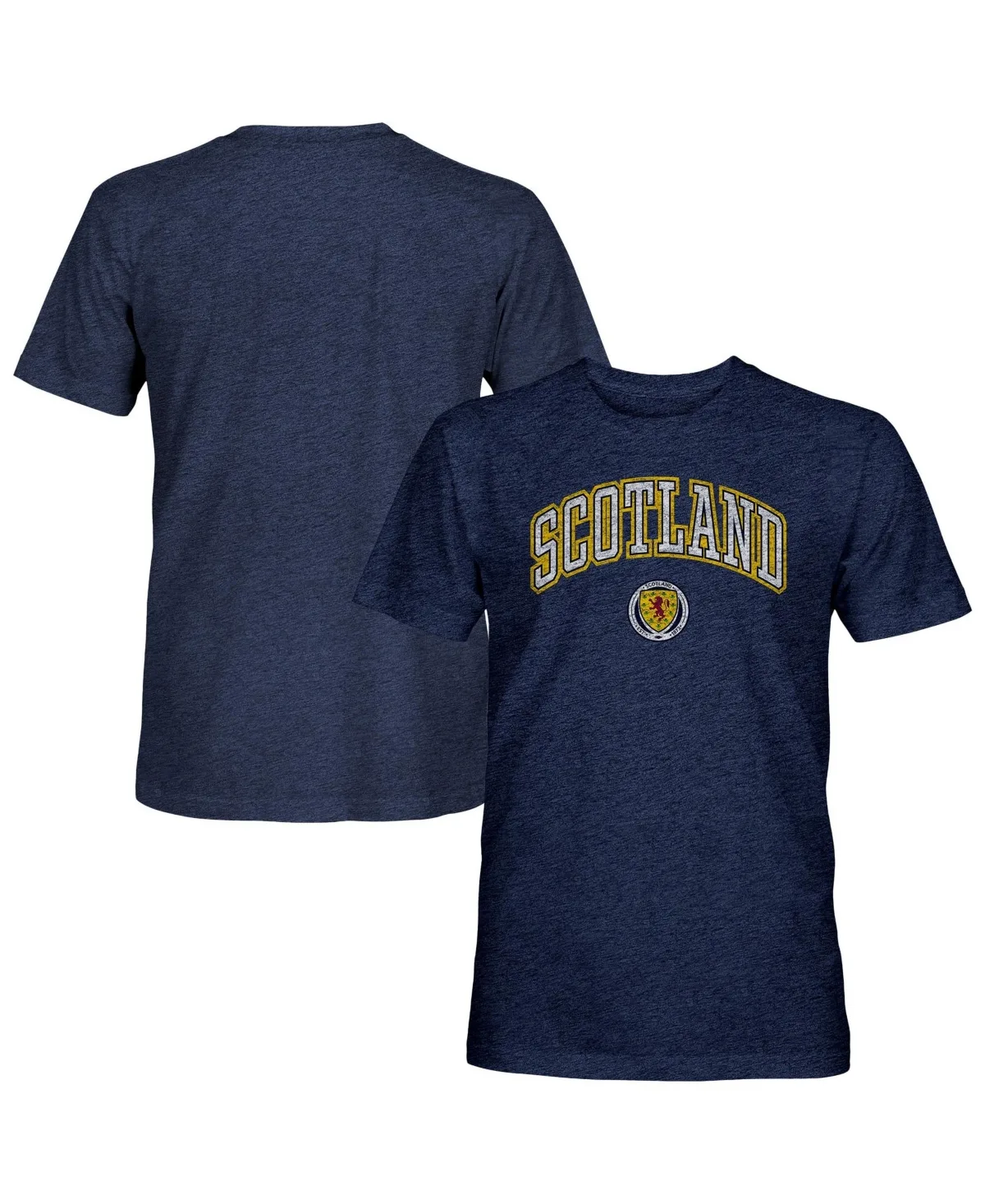 Scotland National Team Wordmark Vintage Tri-Blend T-Shirt by 1863fc