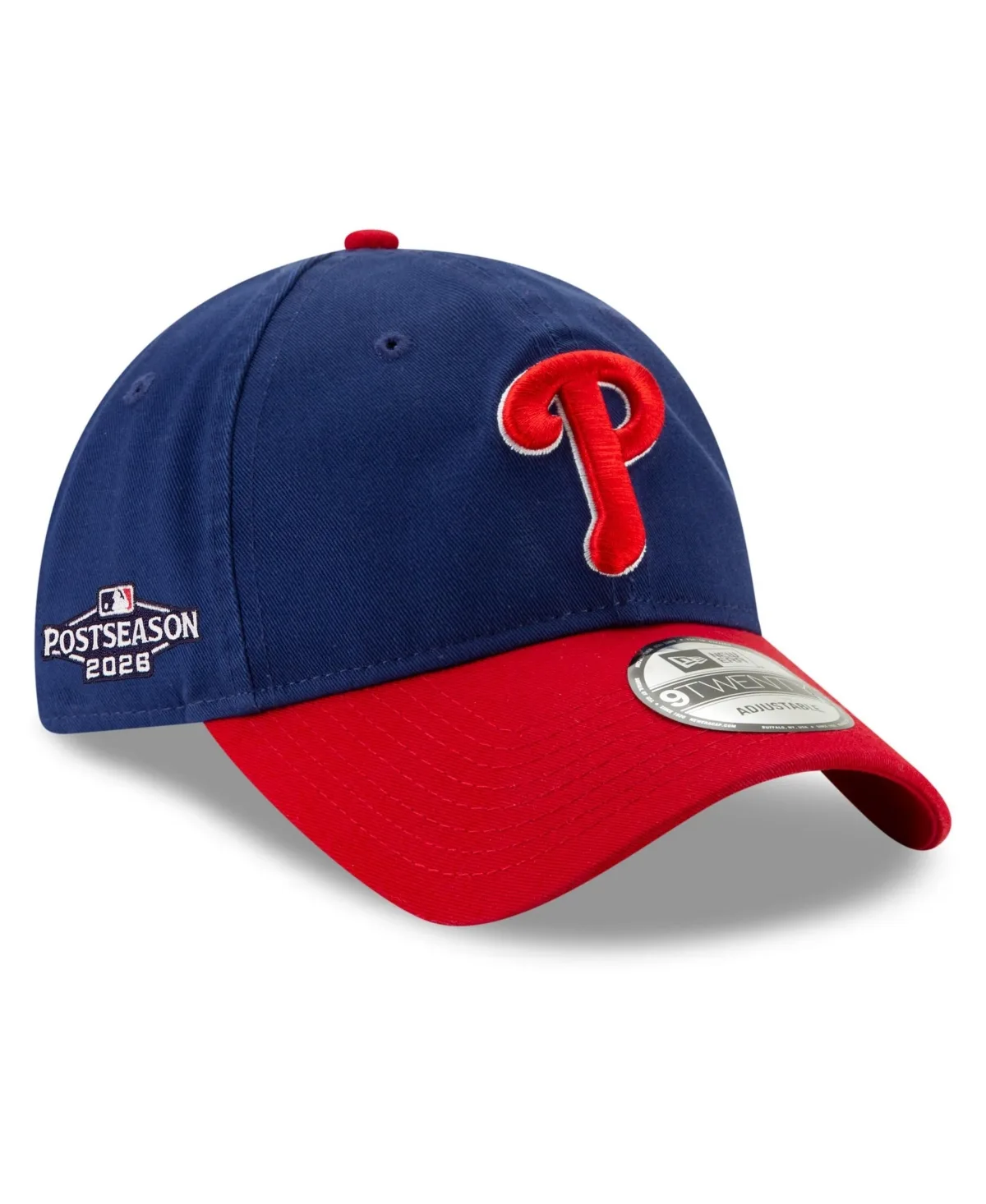 Philadelphia Phillies 2026 MLB Postseason Side Patch 9TWENTY Adjustable Hat by New Era