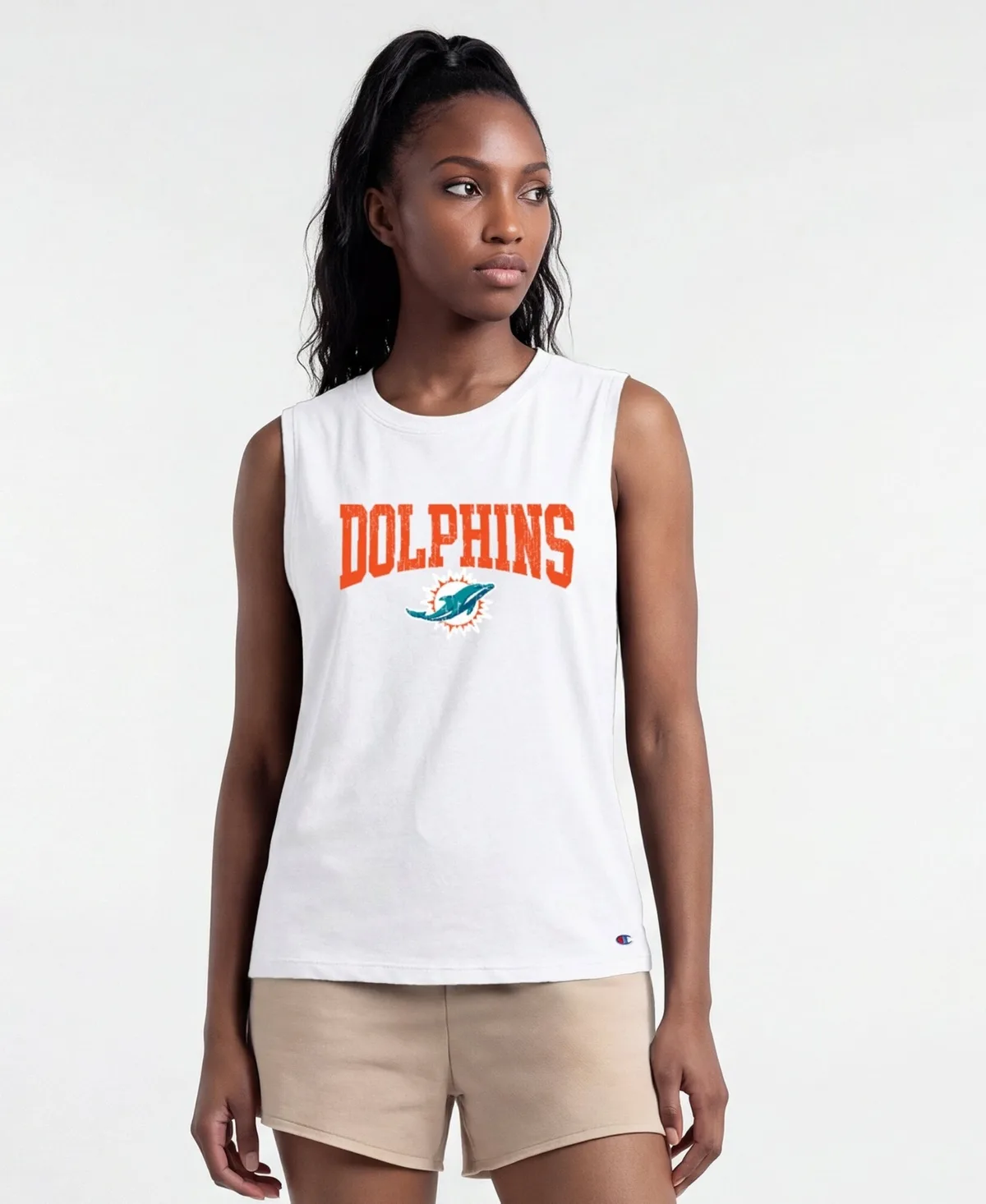 Miami Dolphins Muscle Tank Top by Champion