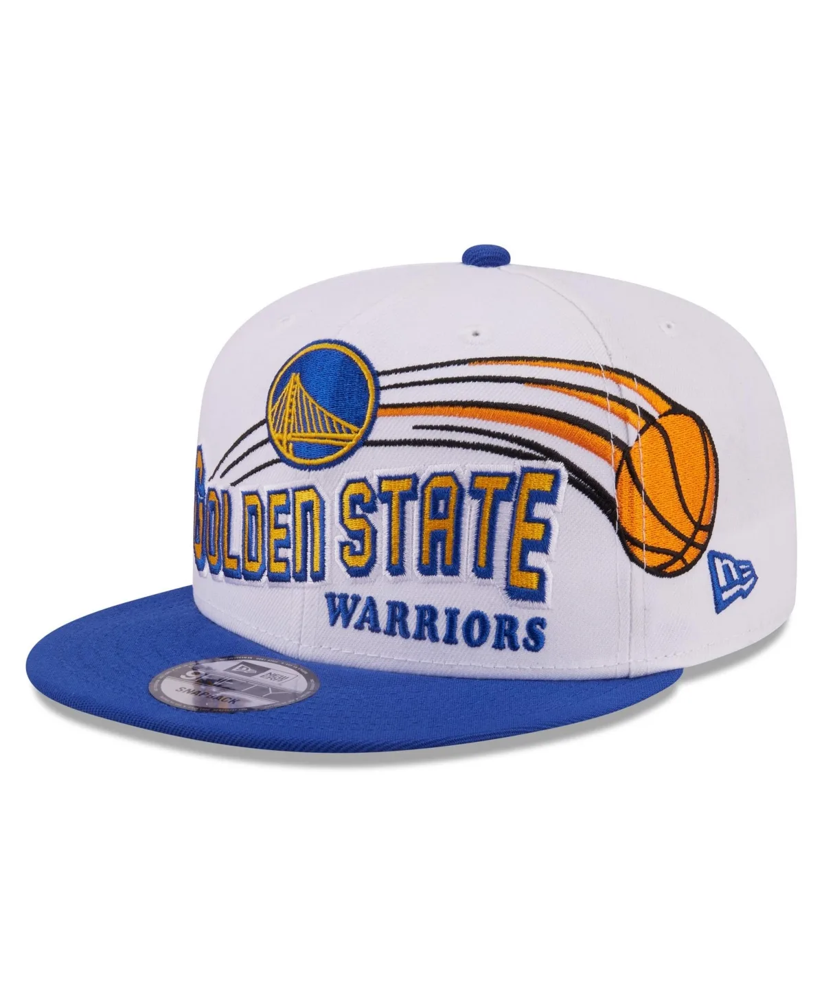 Golden State Warriors Retro Swoop 9FIFTY Snapback Hat by New Era