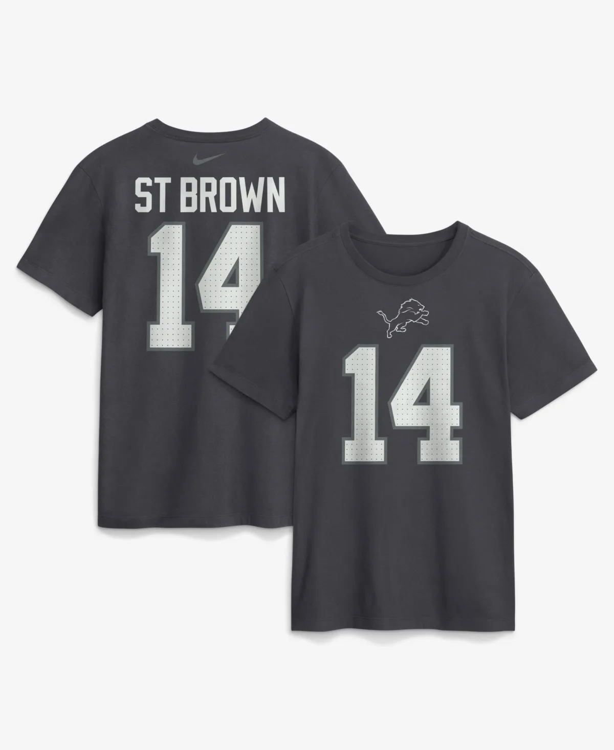 Amon-Ra St. Brown Detroit Lions Name & Number T-Shirt by Nike