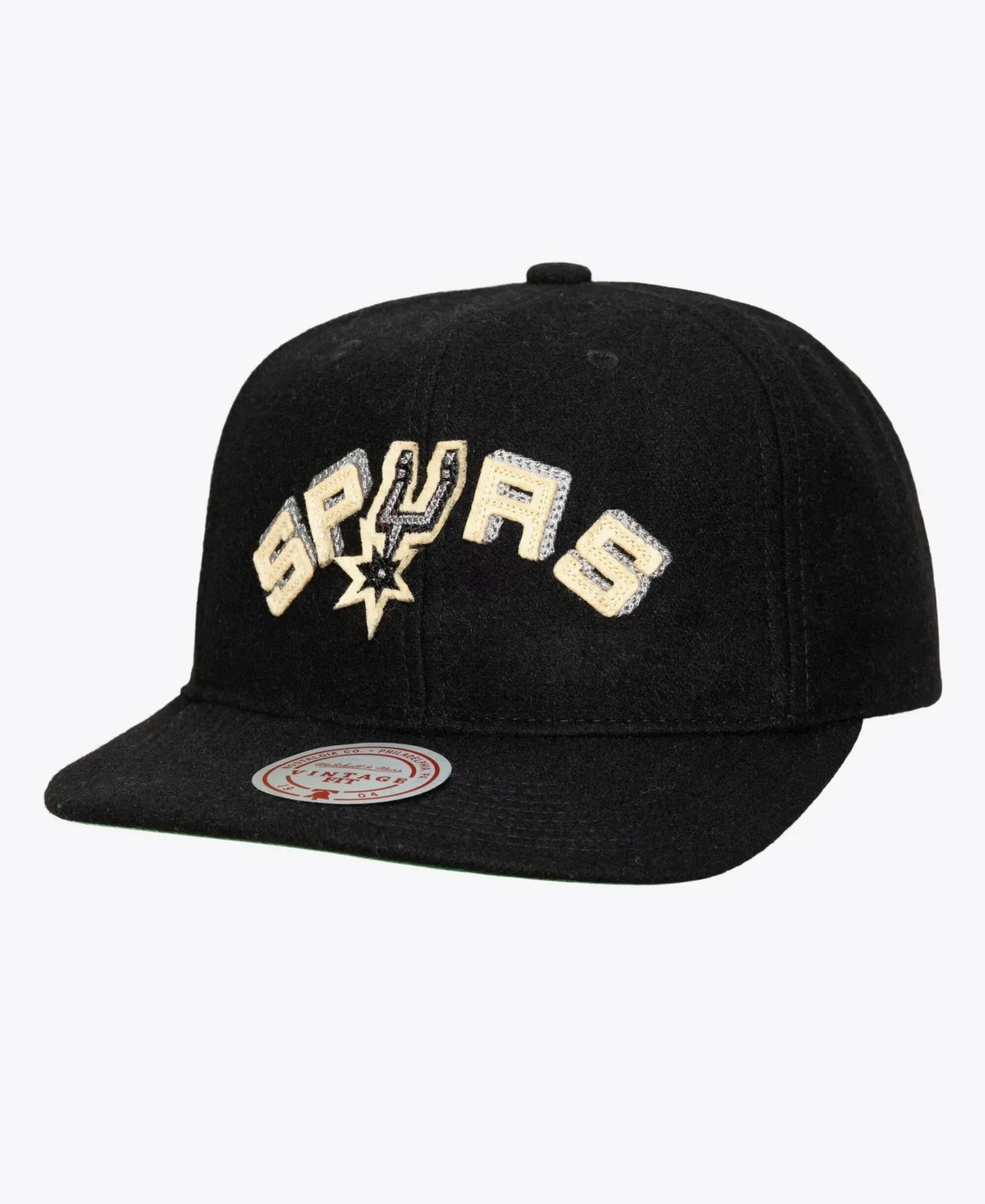San Antonio Spurs Hardwood Classics Retro Roots Vintage Adjustable Hat by Mitchell & Ness