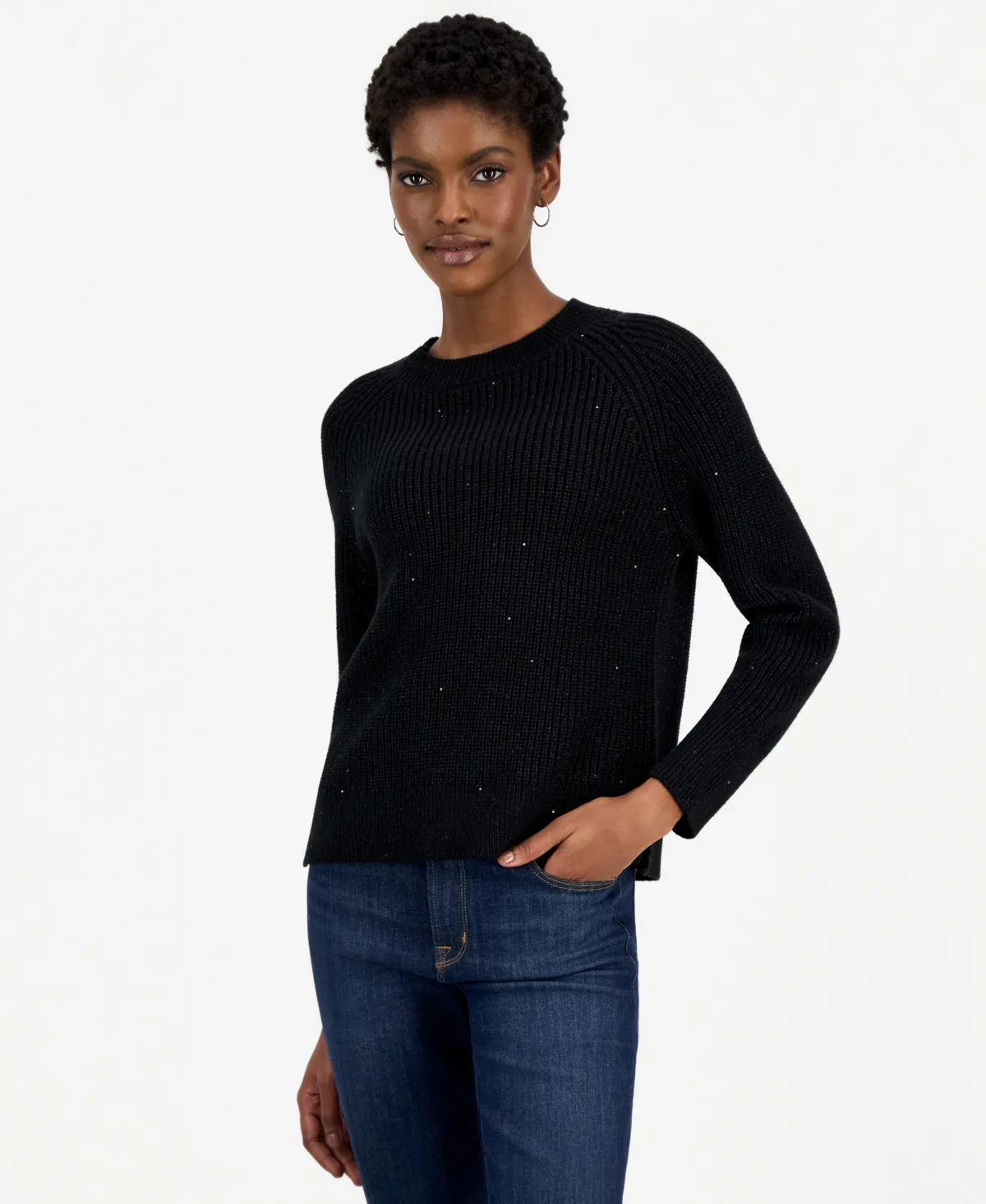 Kimberly Ribbed-Knit Crewneck Sweater by Kobi Halperin