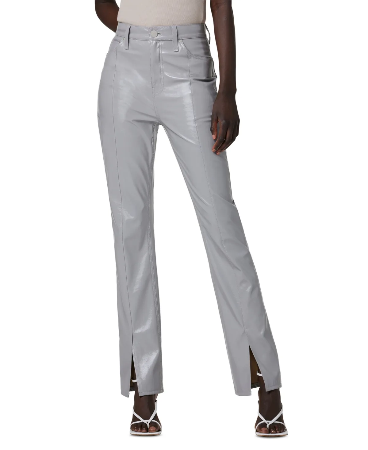 Harlow Ultra High-Rise Faux Leather Cigarette Jeans by Hudson Jeans