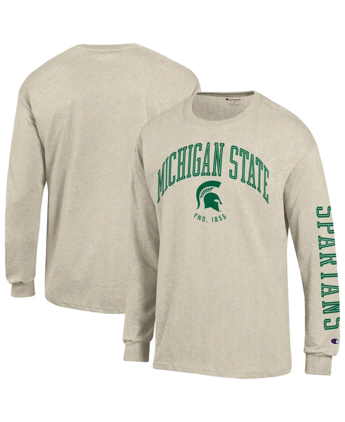 Michigan State Spartans Neutral Arch Long-Sleeve T-Shirt by Champion