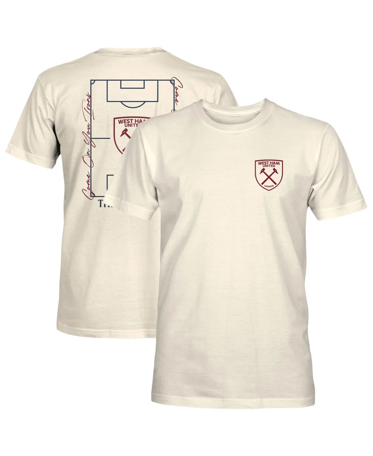 West Ham United Own the Pitch Heavyweight T-Shirt by 1863fc