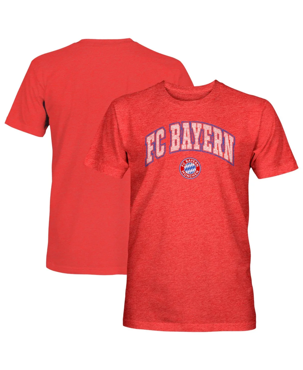 Bayern Munich Athletic Wordmark Vintage Tri-Blend T-Shirt by 1863fc