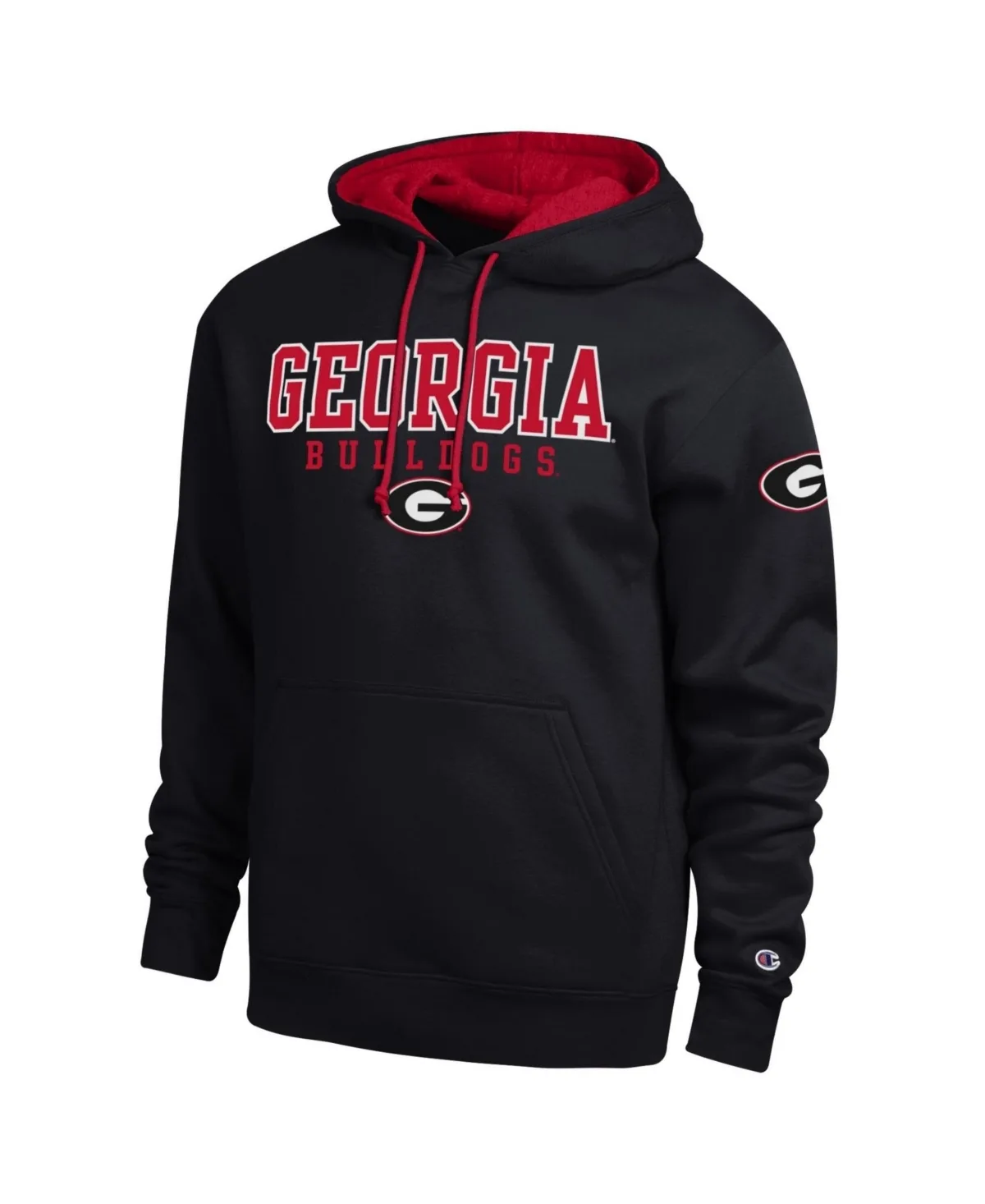 Georgia Bulldogs Contrast Hoodie by Champion