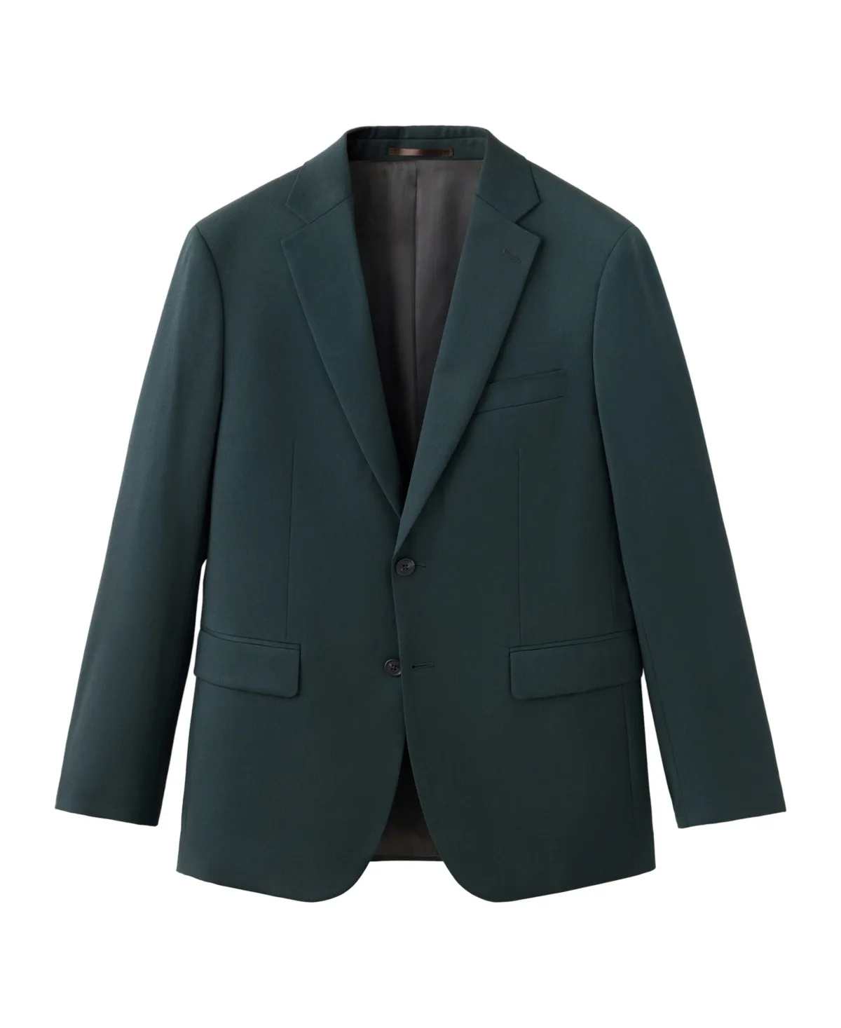 Americana Turin Wool Slim-Fit Single-Breasted Notch Lapels Blazer by Mango