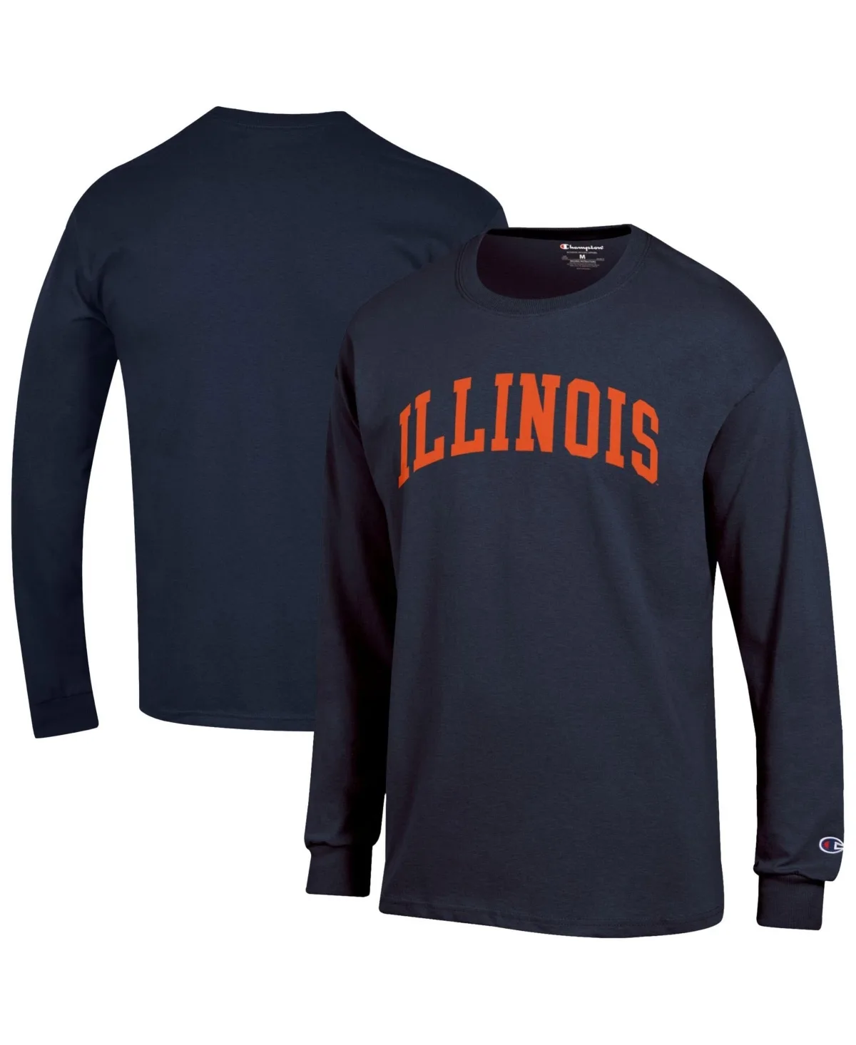 Illinois Fighting Illini Basic Arch Long-Sleeve T-Shirt by Champion